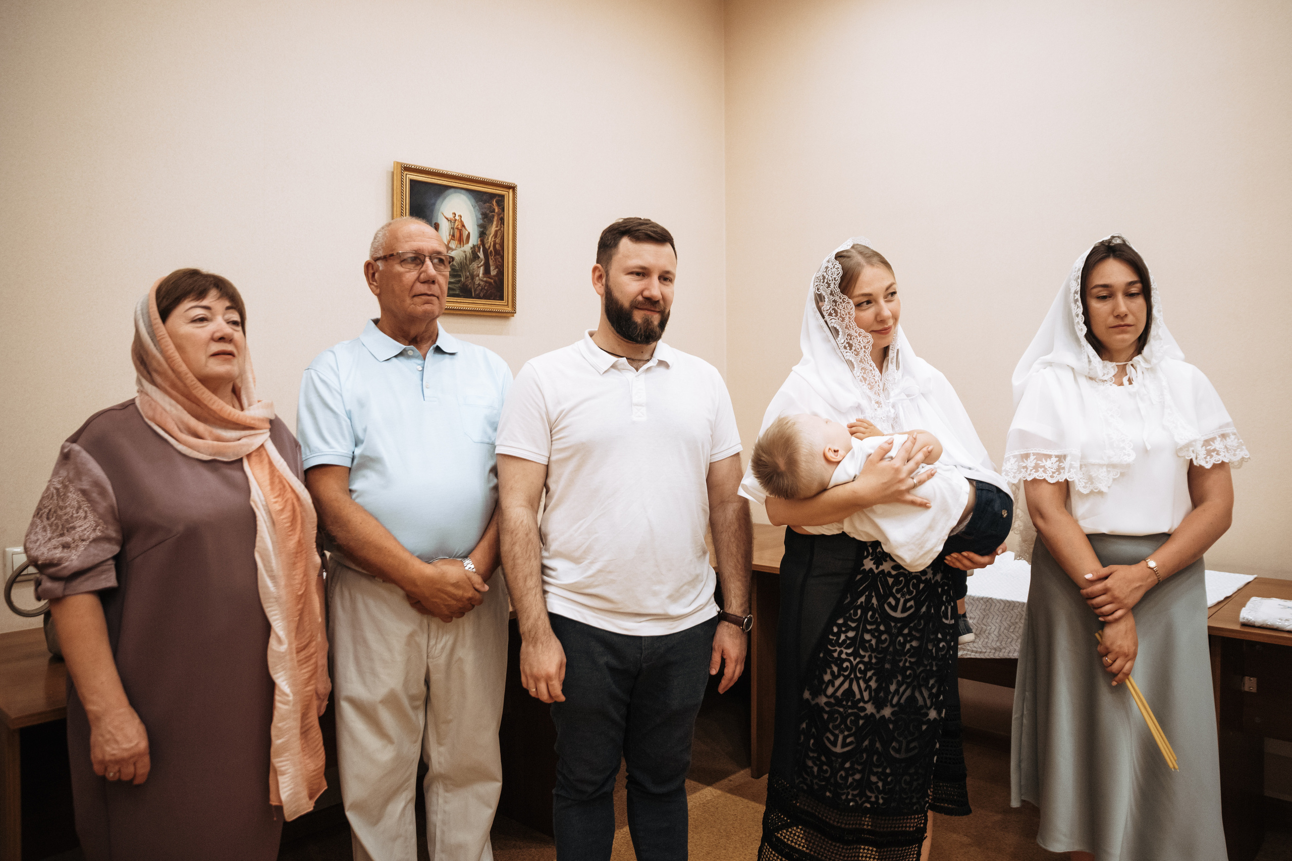 Крещение Гордея. Семейный и портретный фотограф в Москве и МО, Лиза
