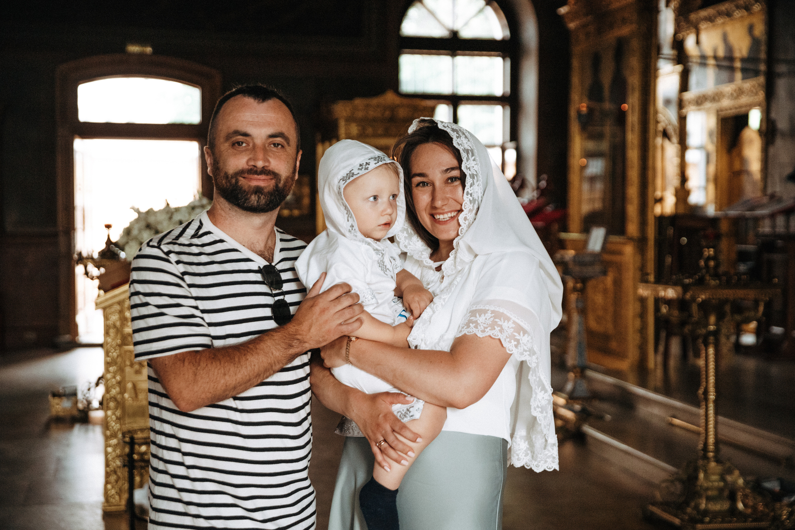 Крещение Гордея. Семейный и портретный фотограф в Москве и МО, Лиза