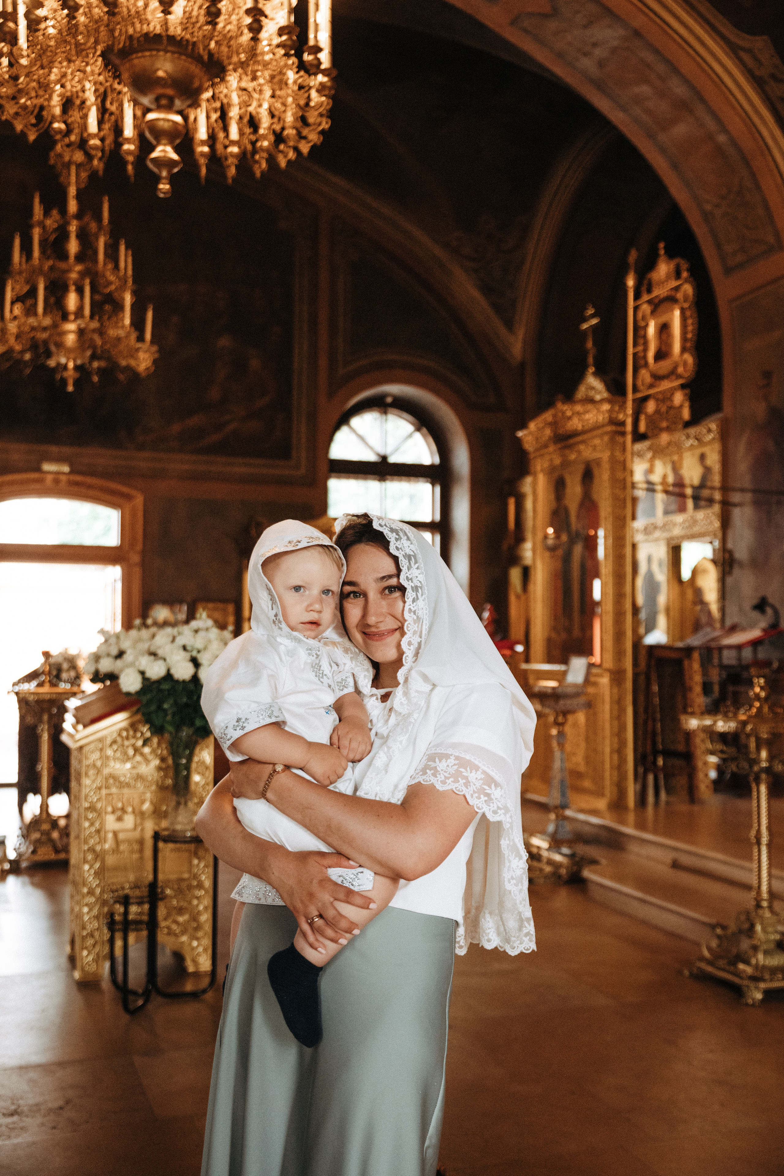 Крещение Гордея. Семейный и портретный фотограф в Москве и МО, Лиза