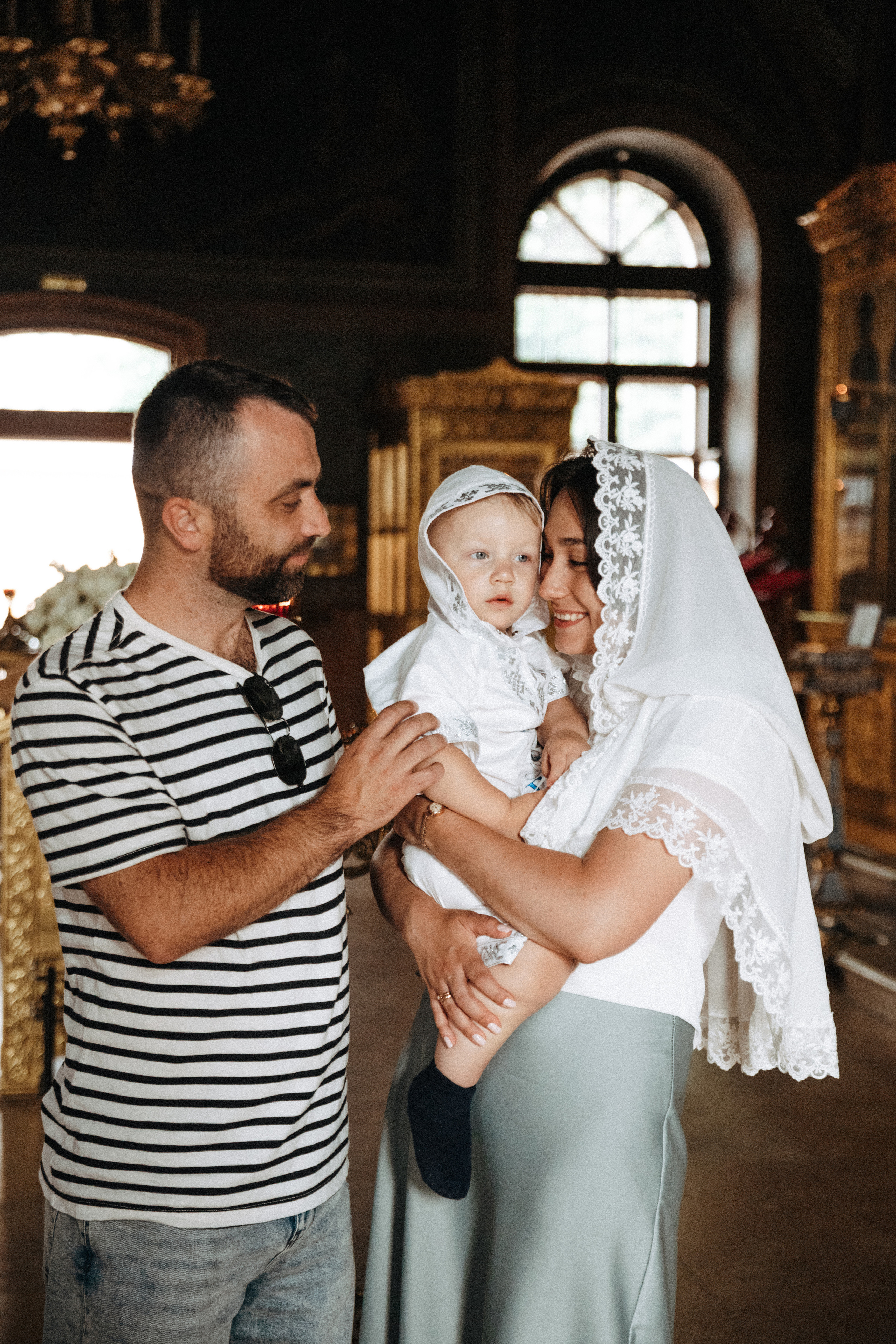 Крещение Гордея. Семейный и портретный фотограф в Москве и МО, Лиза