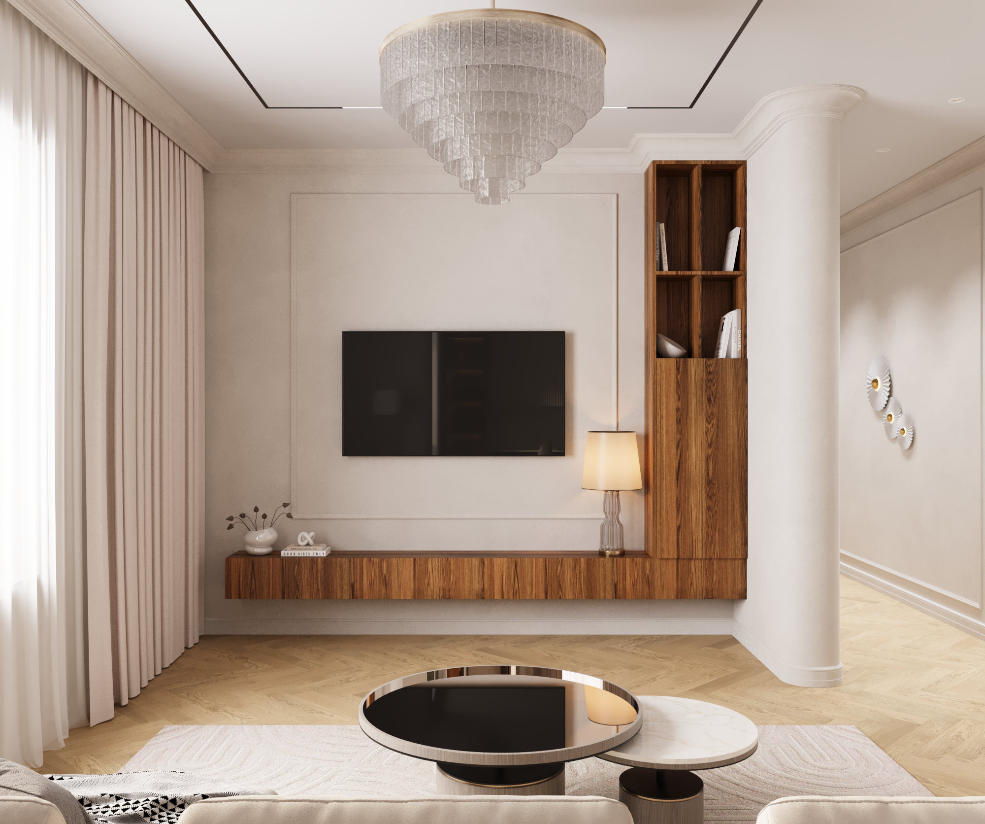 ЖК Видинеевский 78 m², г. Уфа. Дизайн интерьера и ремонта Уфа Москва