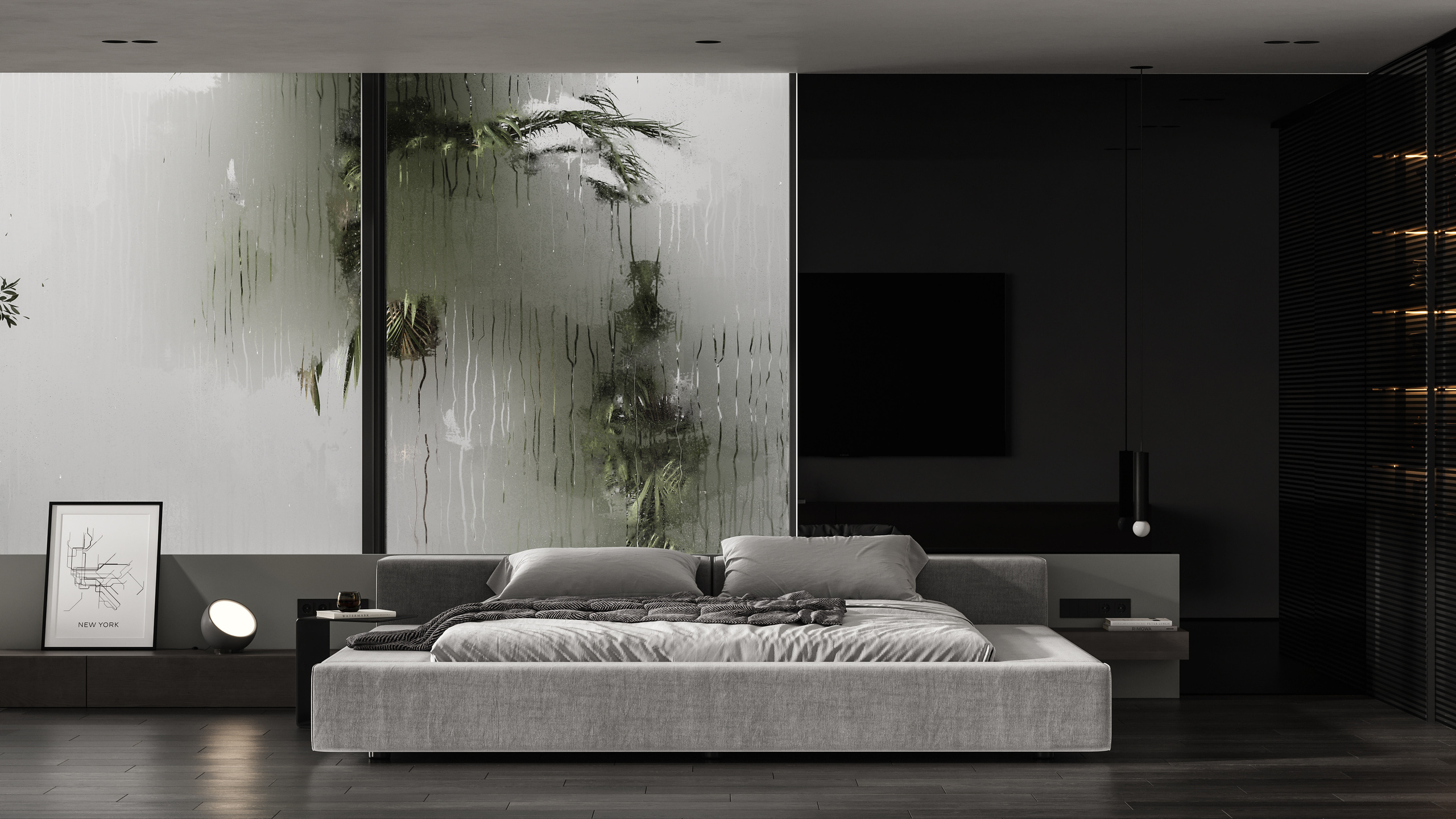 3D визуализация спальни. 3D Визуализация