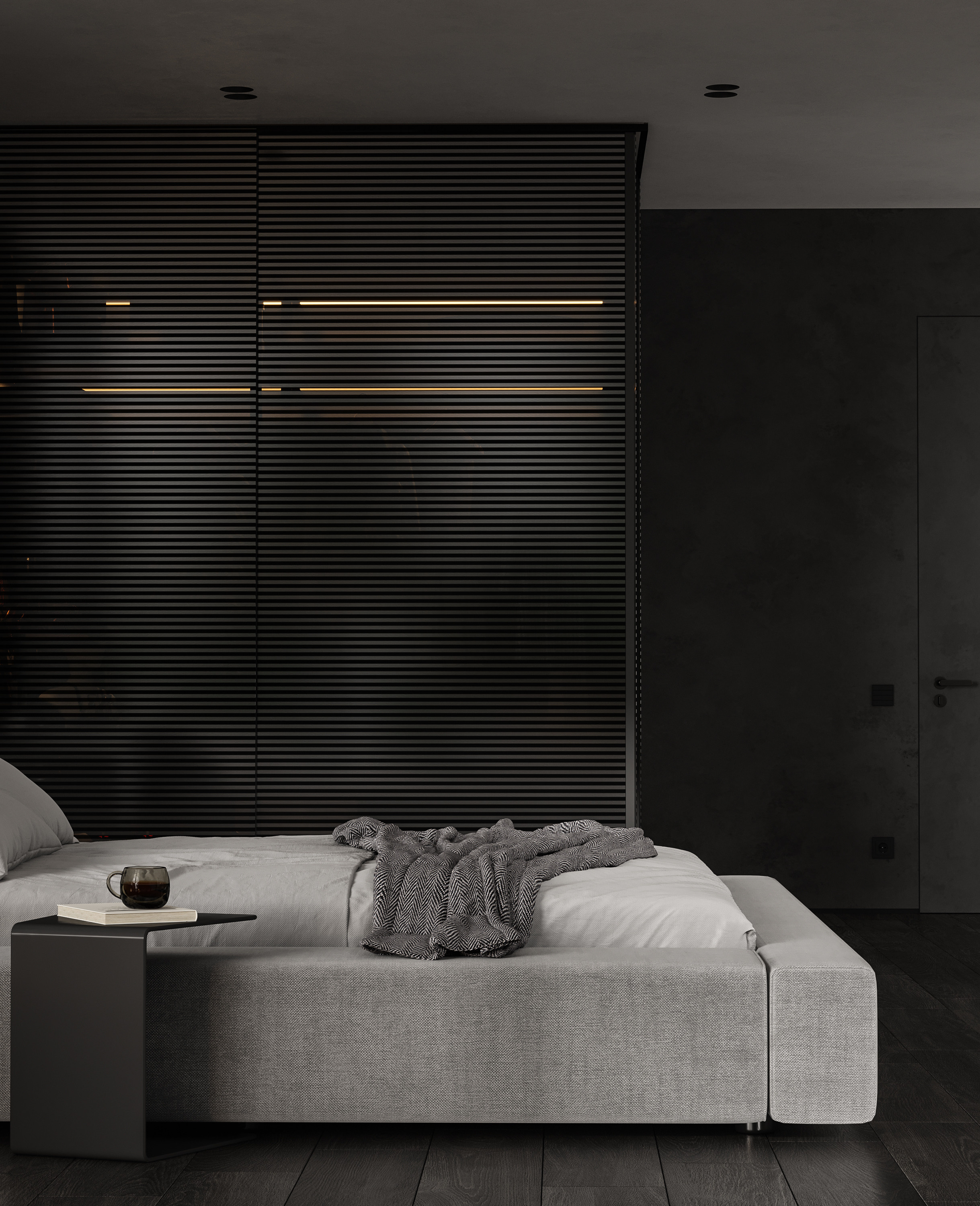 3D визуализация спальни. 3D Визуализация