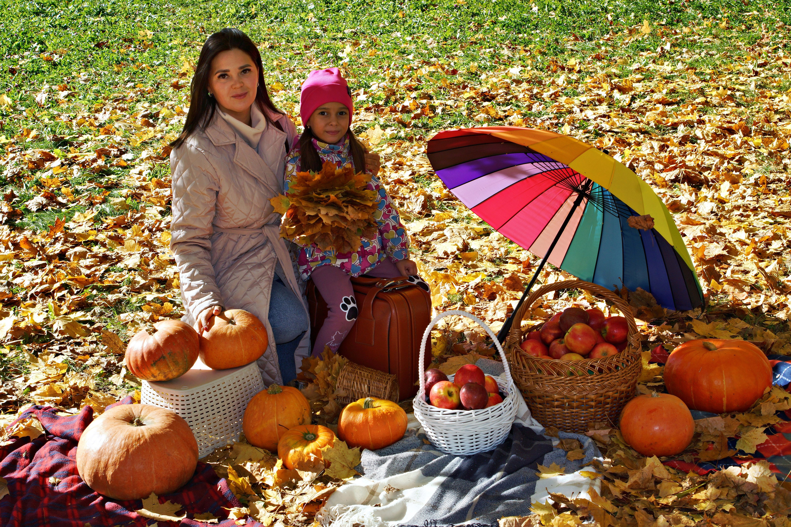 Осенняя фотосессия в детском саду г. Йошкар-Ола