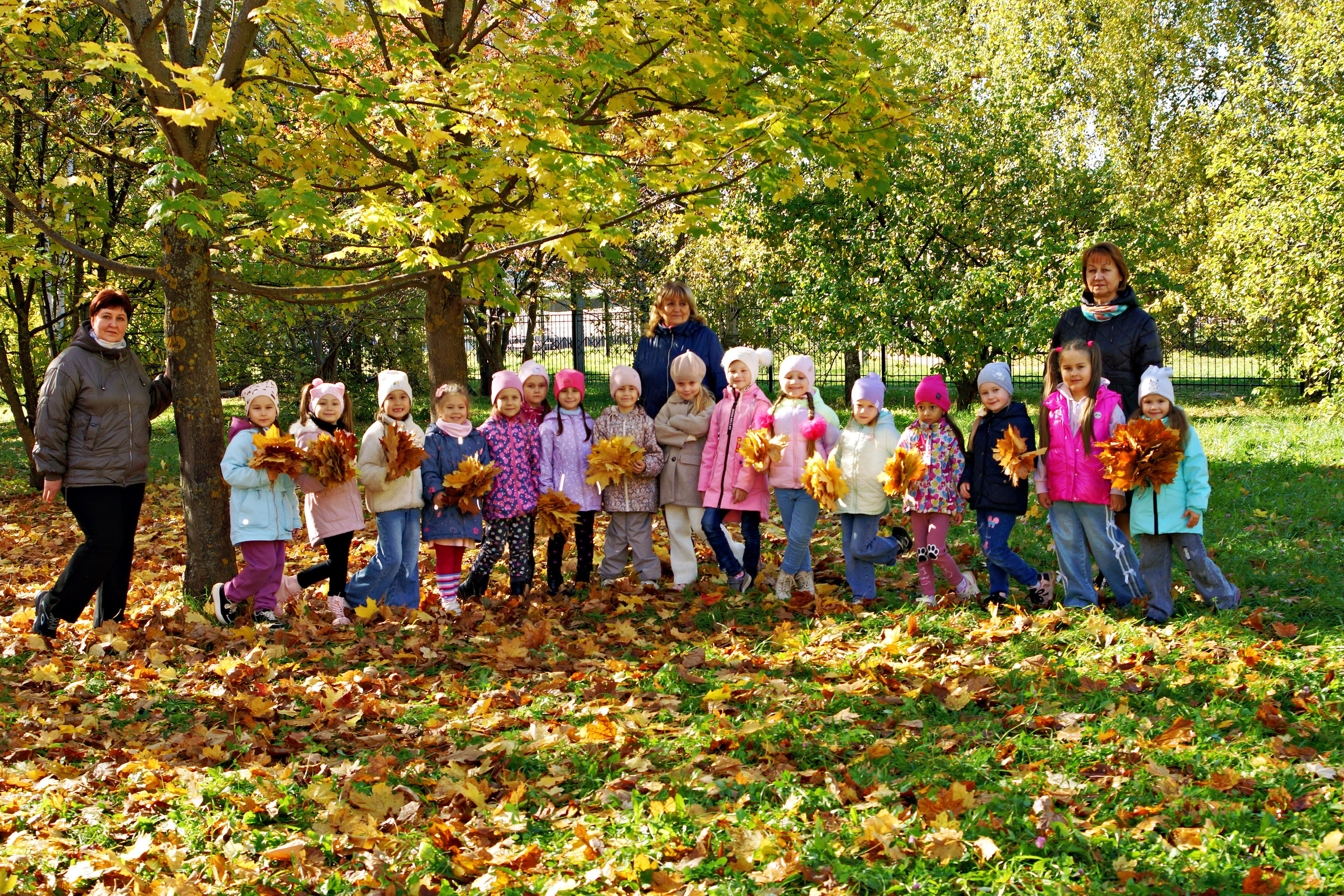 Осенняя фотосессия в детском саду г. Йошкар-Ола