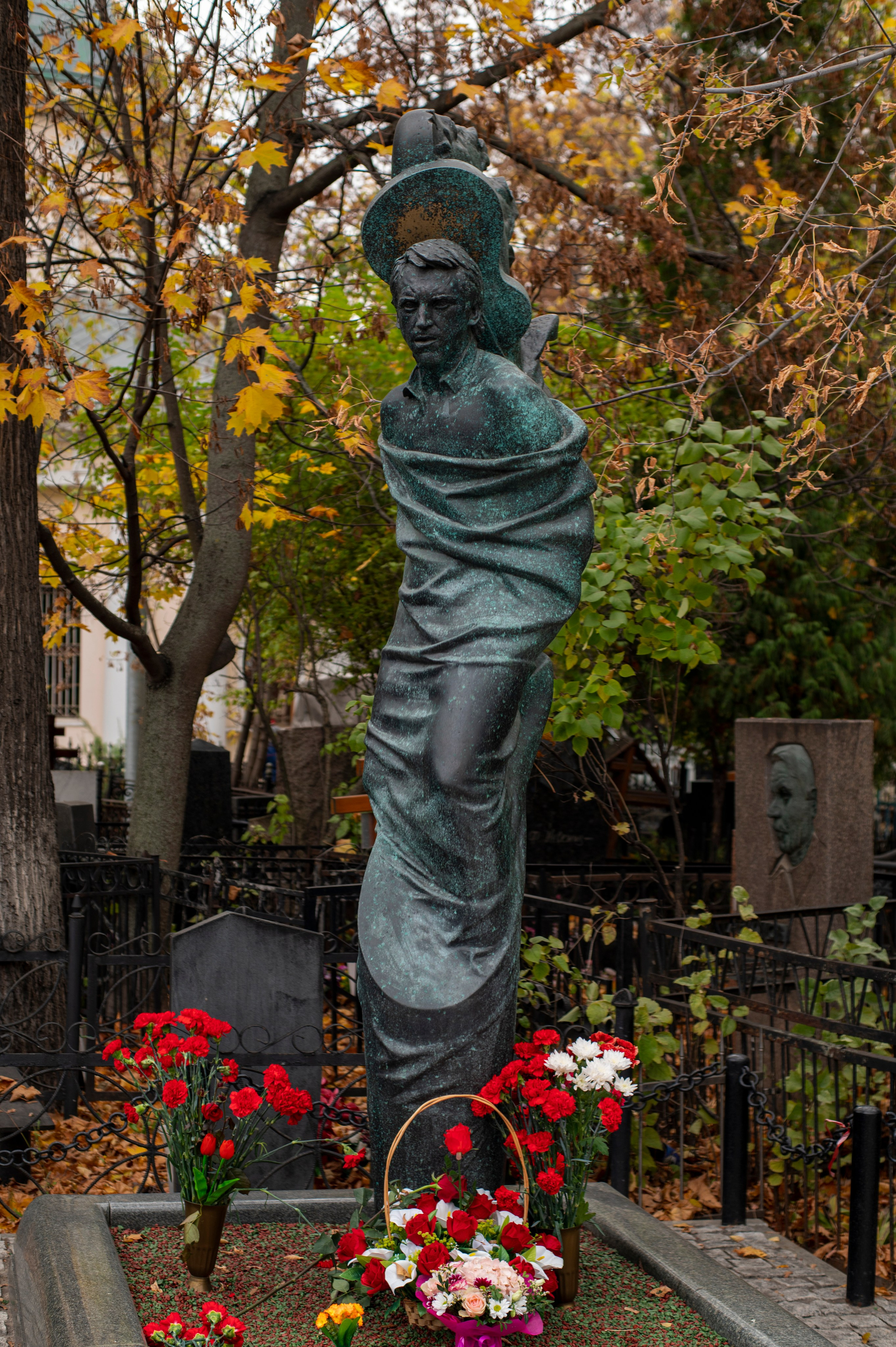 Ваганьковское кладбище. Фотограф Роман Адлер