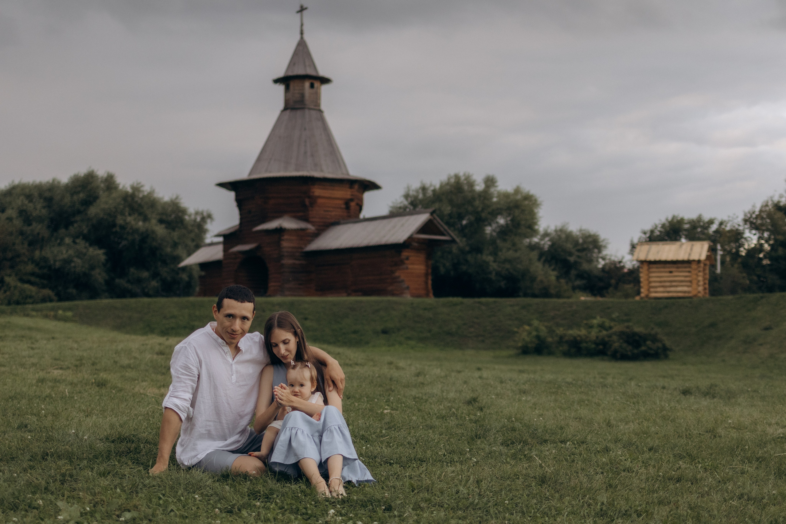 Роман, Мария и Алиса. Семейный фотограф Москва
