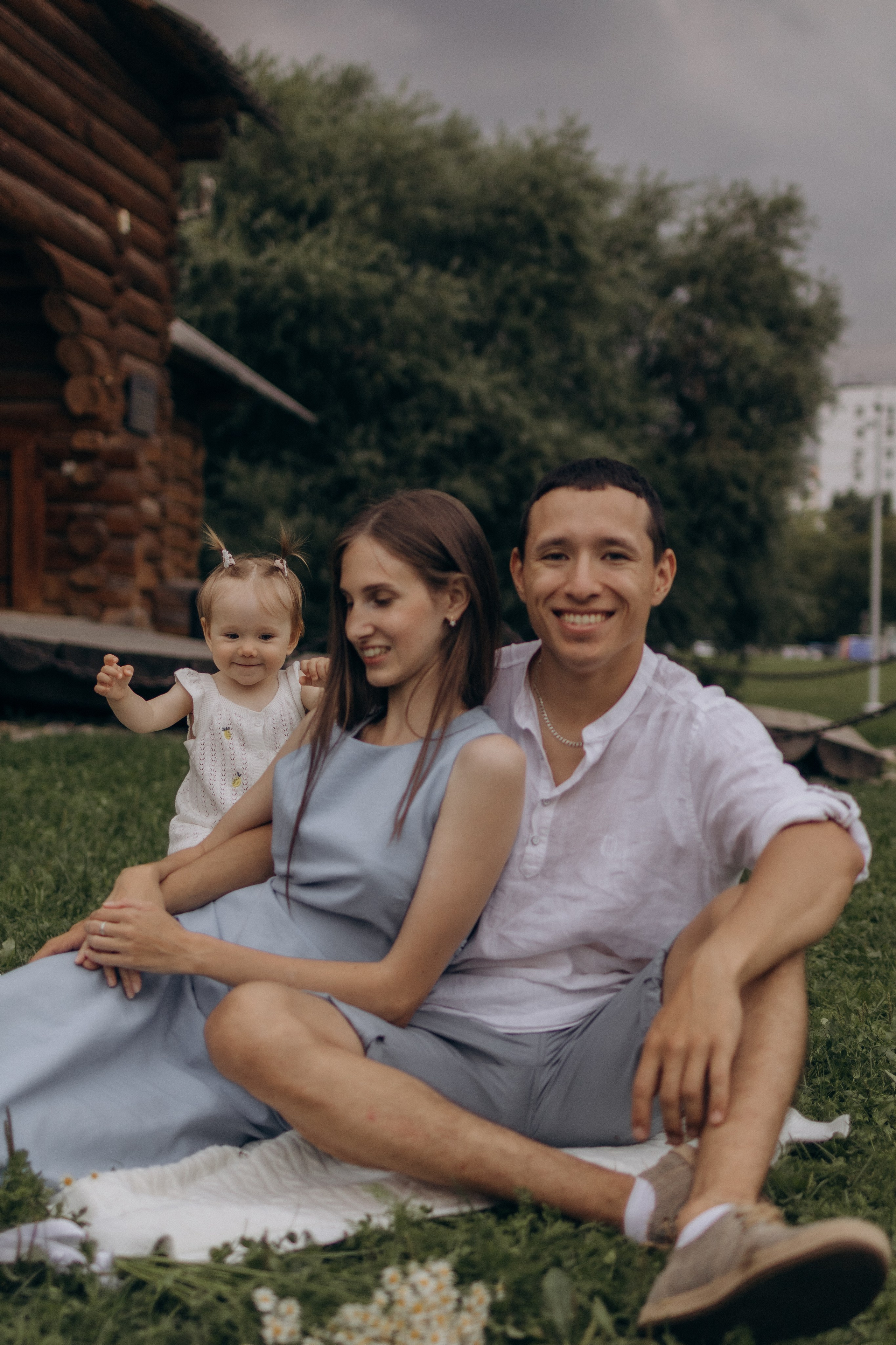 Роман, Мария и Алиса. Семейный фотограф Москва