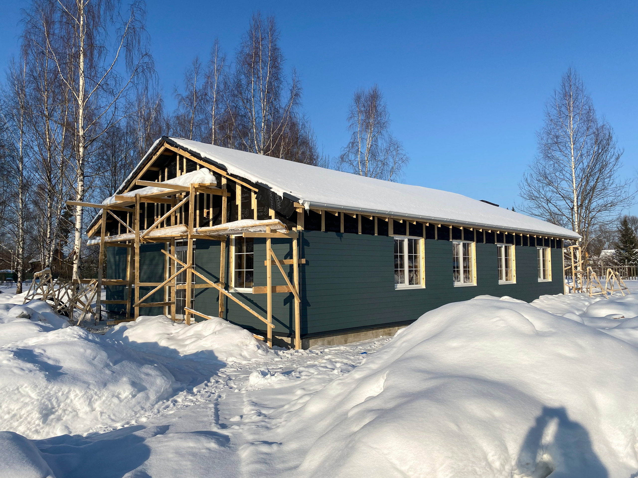 Каркасный дом (Тверская область). Строительство каркасных домов в Москве и МО