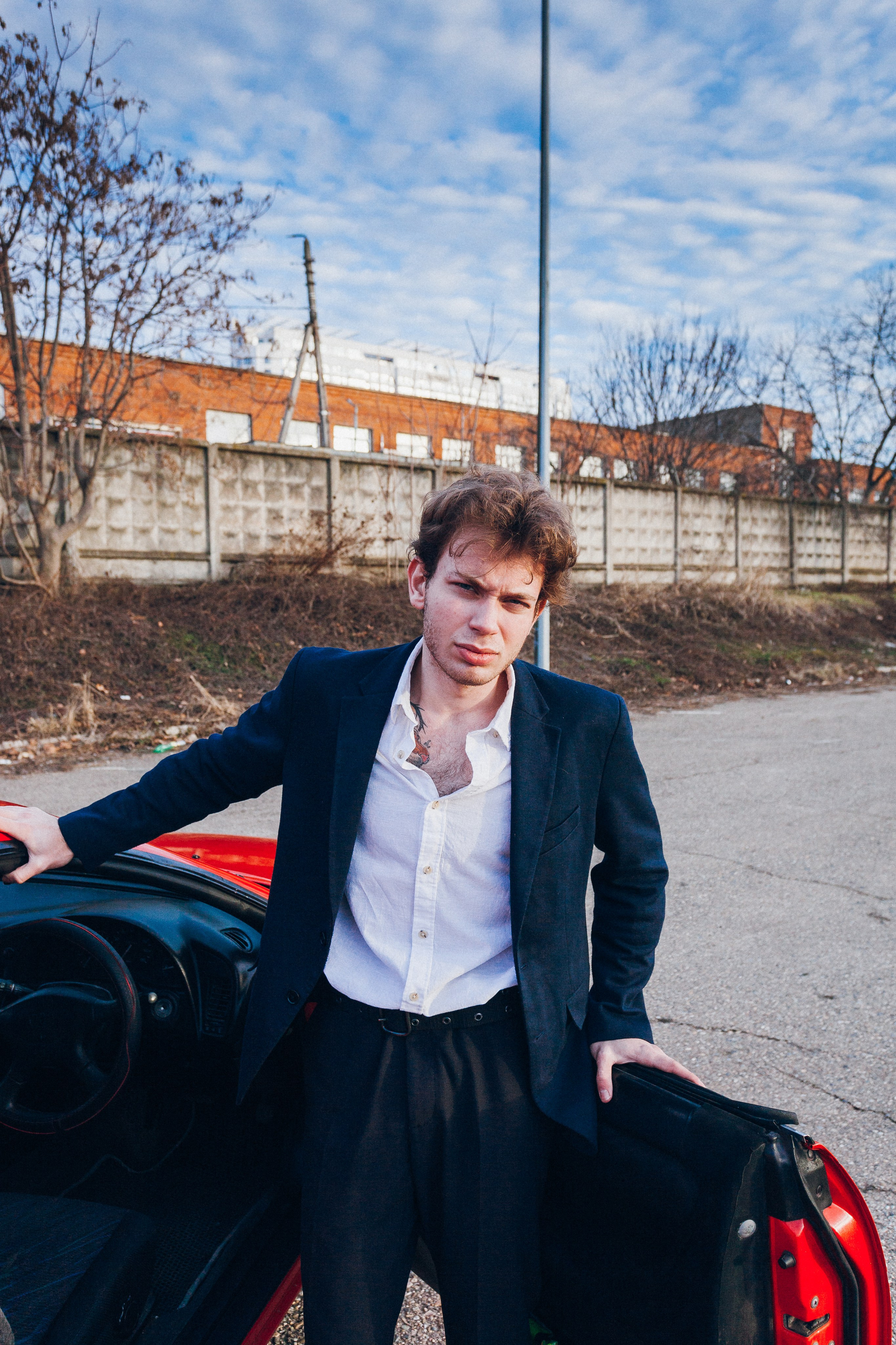 Имиджевая съемка с машиной. Фотограф Денис Денисов