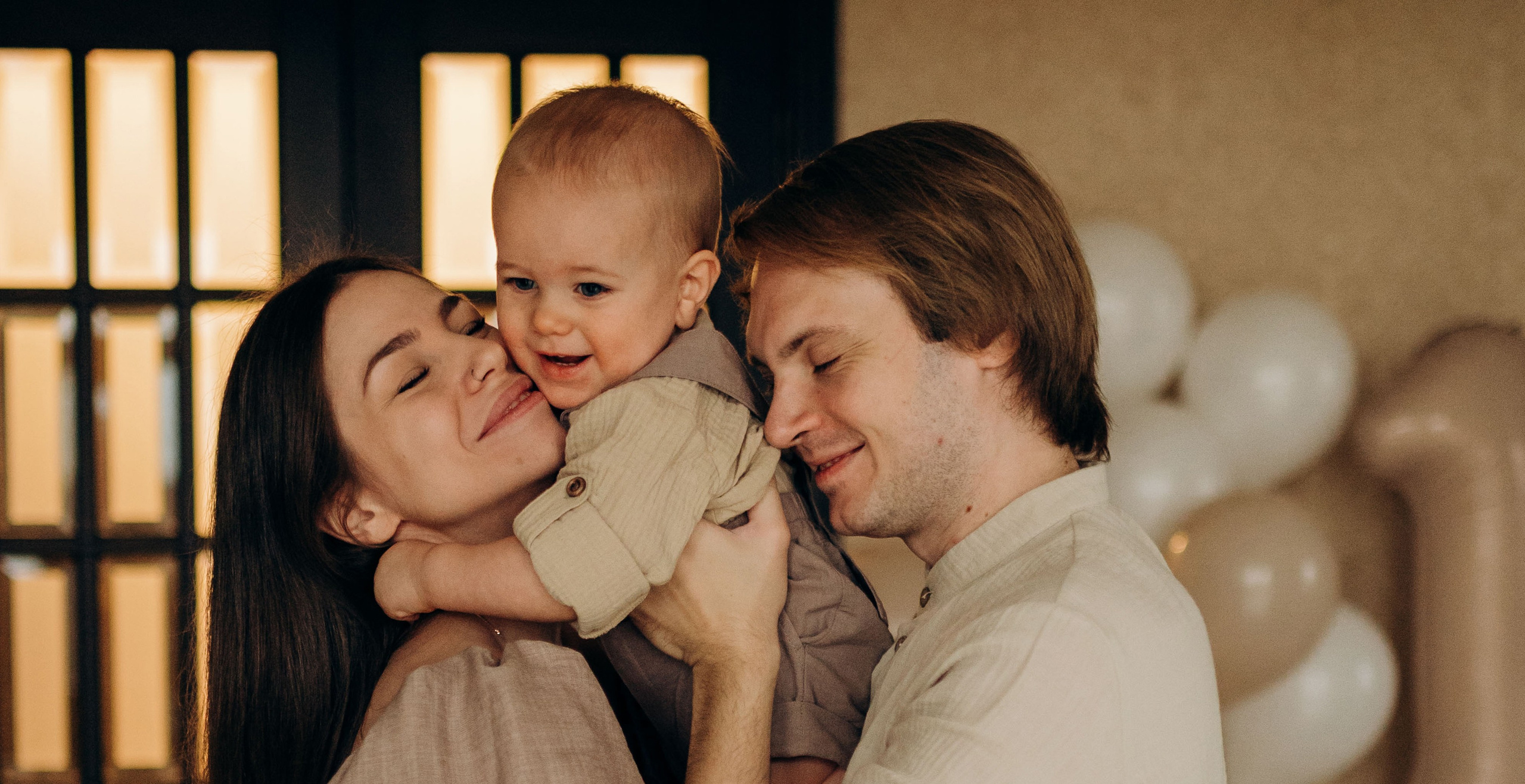 Домашняя фотосессия на годик. Семейный фотограф в Домодедово и Москве Елена Пичугина