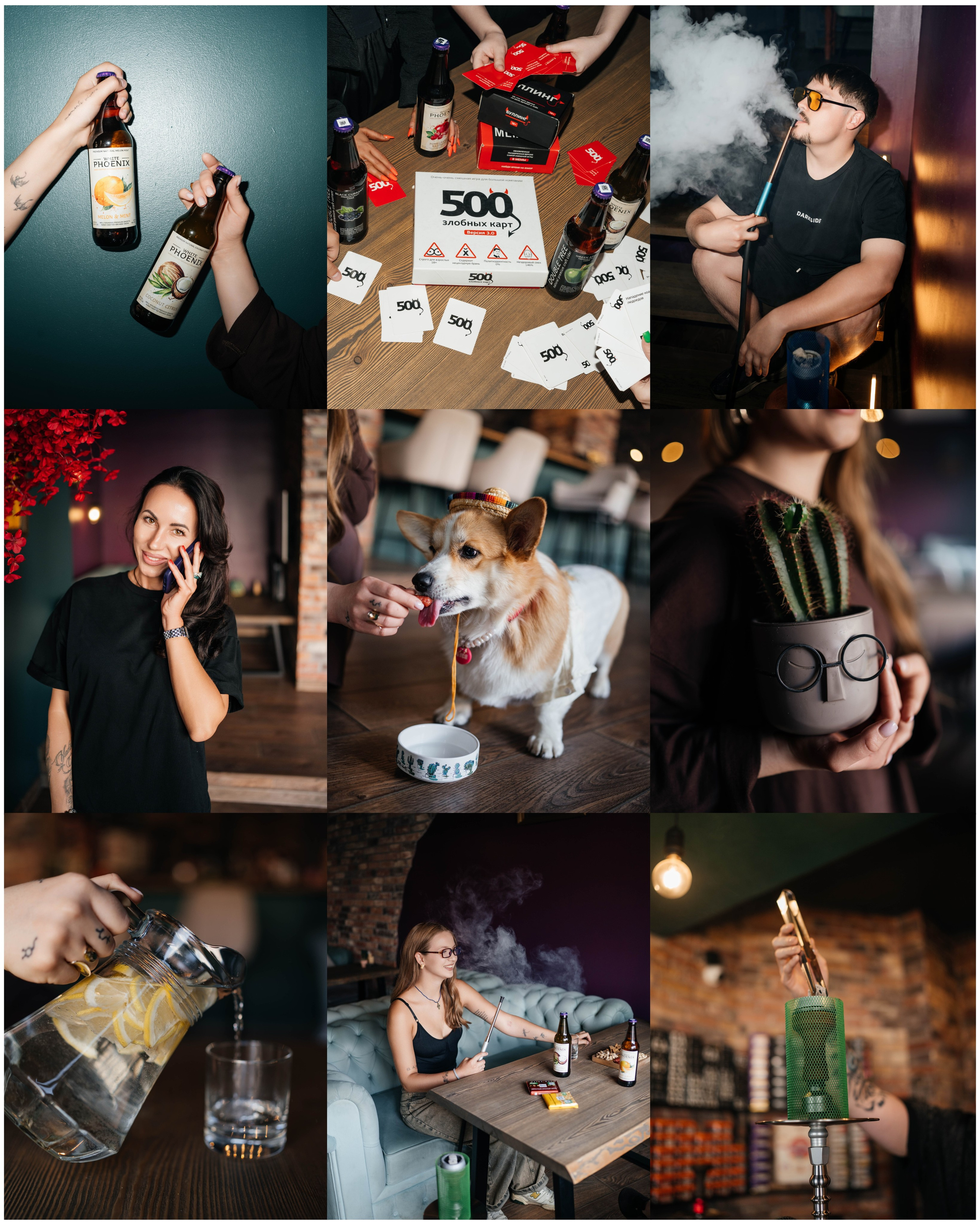 Съемка для кальянной Cactus