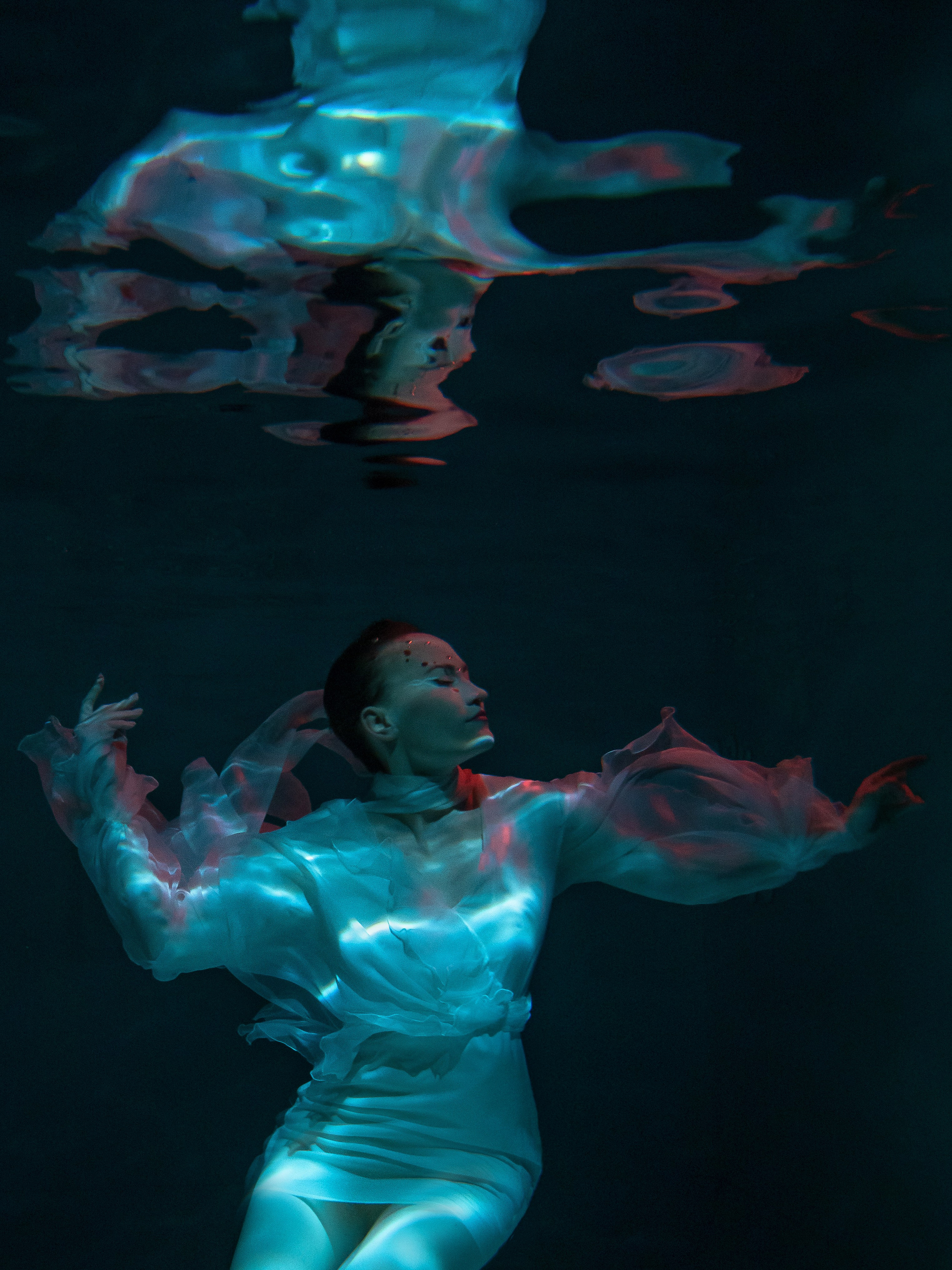 Персональная съёмка под водой для Мили. Фотограф Кристина Берг