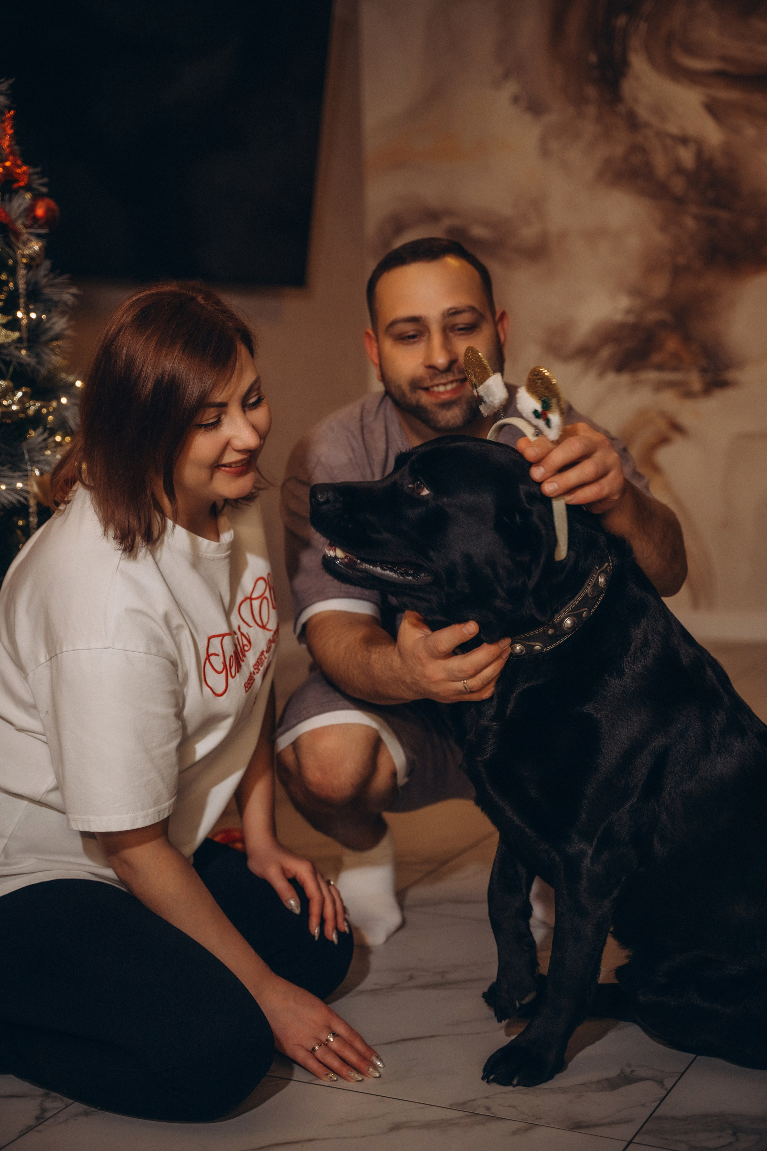 Семья Киприяновы, Новый год дома. Семейный фотограф в Белгороде Амелина Алина