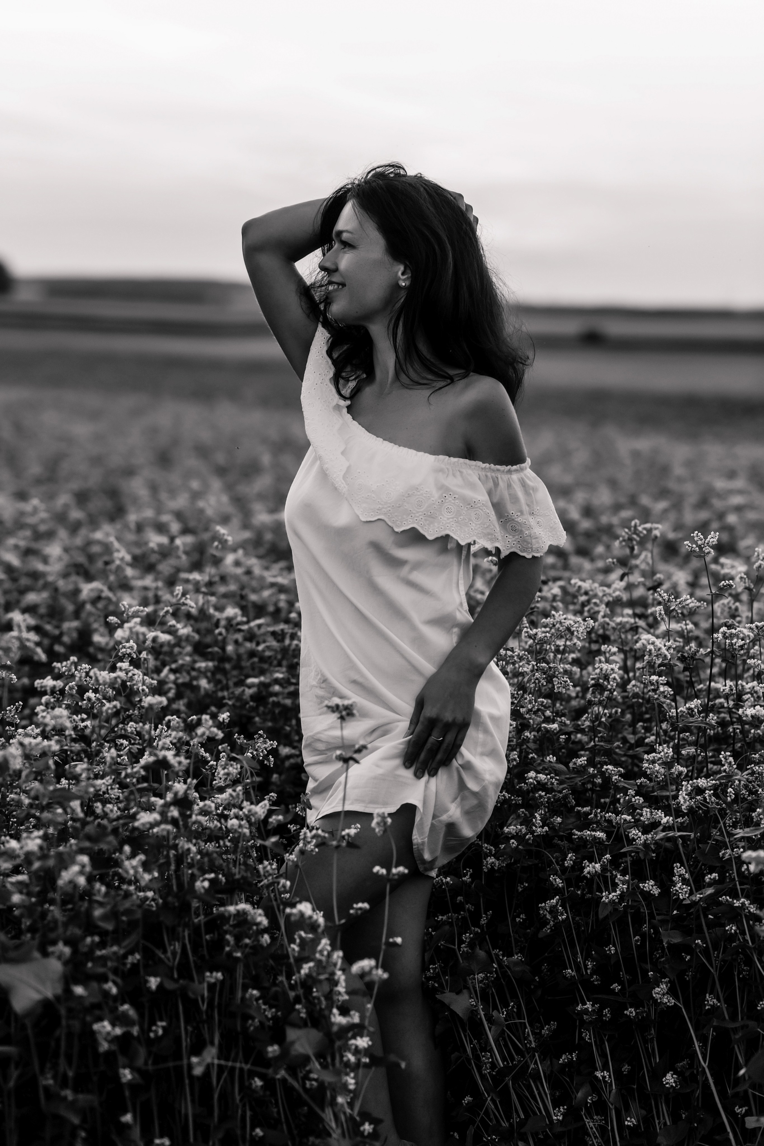 Чёрно-Белый женский портрет. Портретный фотограф в Челябинске