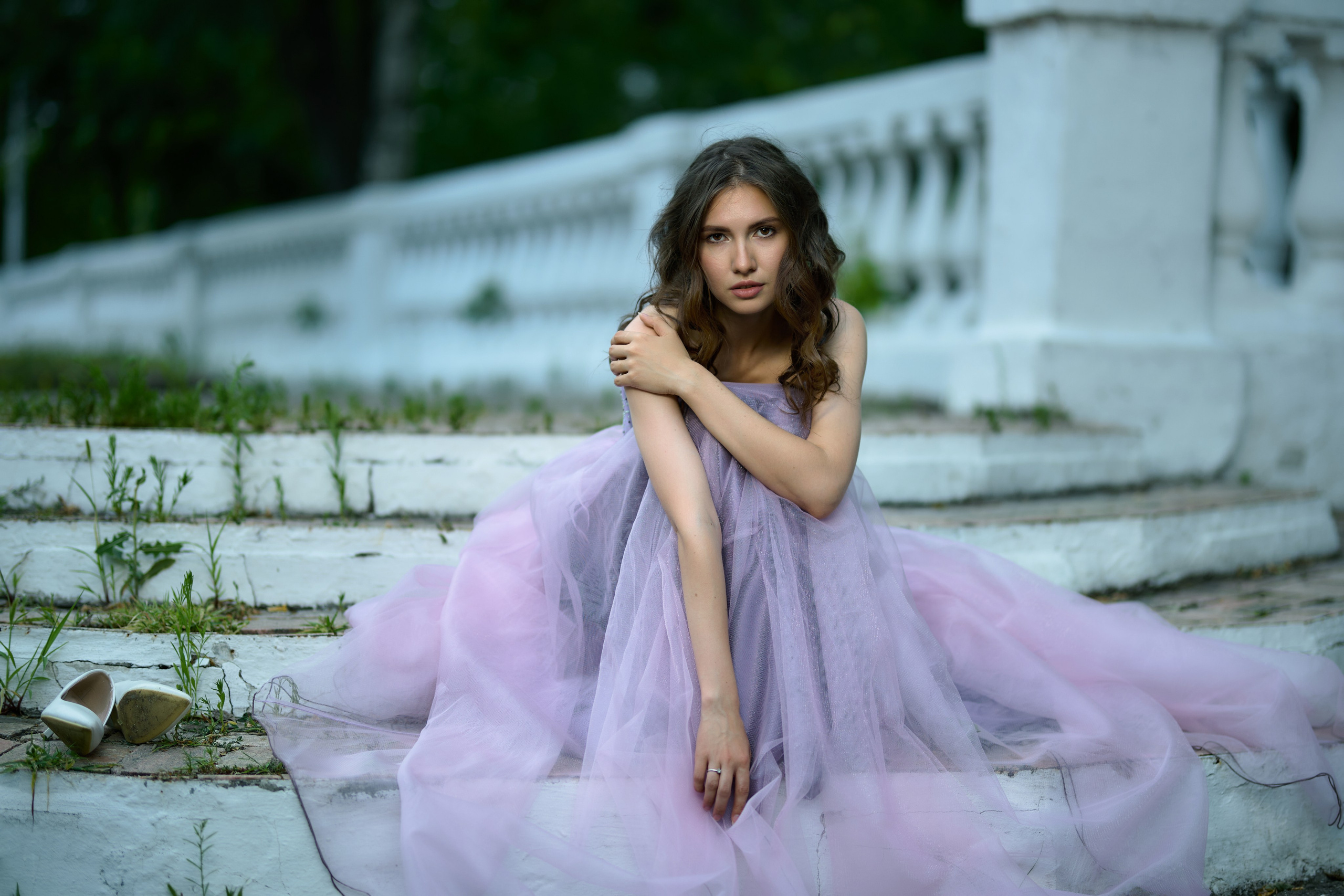 Прогулочная фотосессия в бальных и винтажных платьях. Чувашия, Чебоксары. Владимир Суздалов (ProMaXe) — Портретный фотограф, тематические фотосессии в Чебоксарах