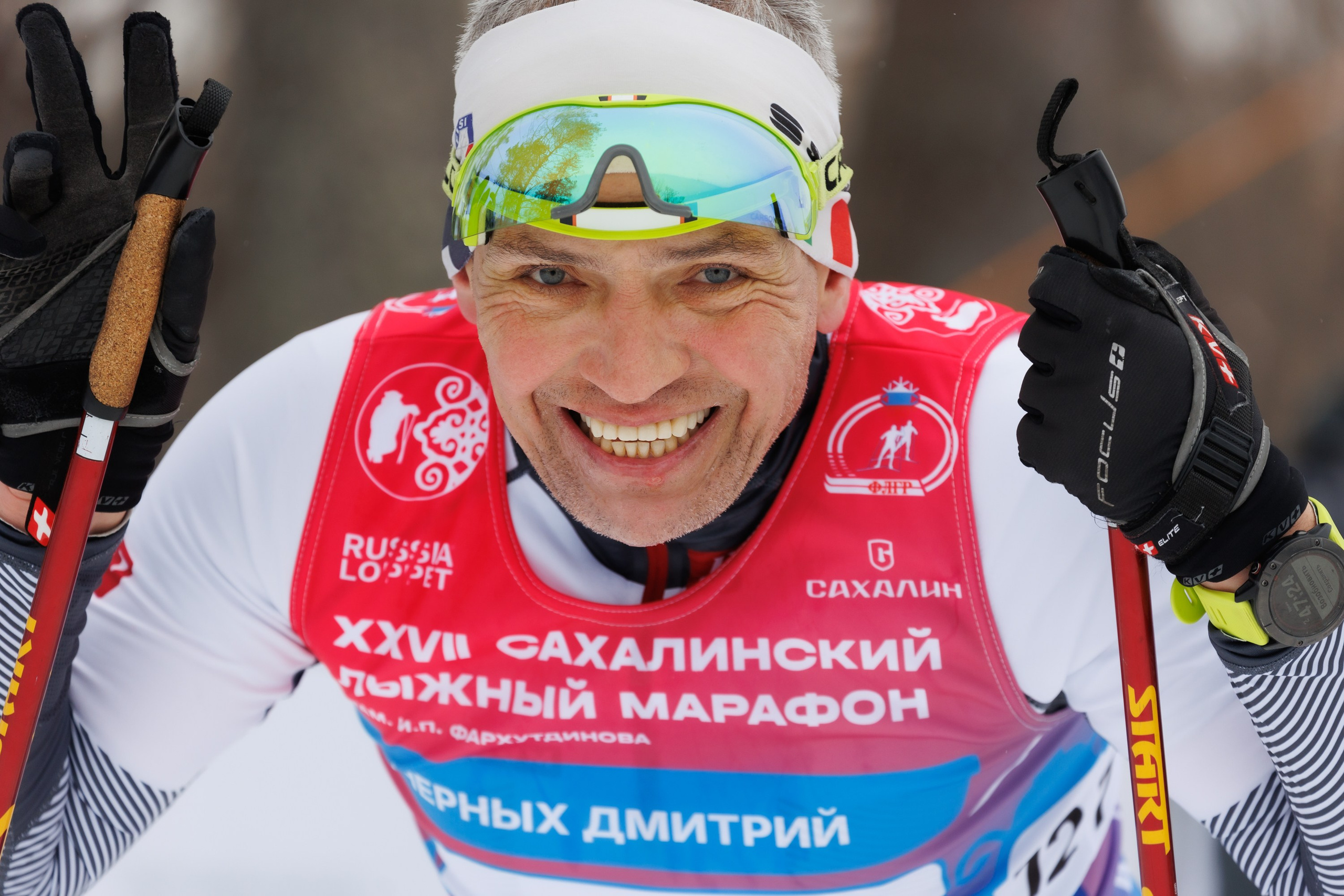 XXVII Сахалинский лыжный марафон. Фотограф Анастасия Зубкова