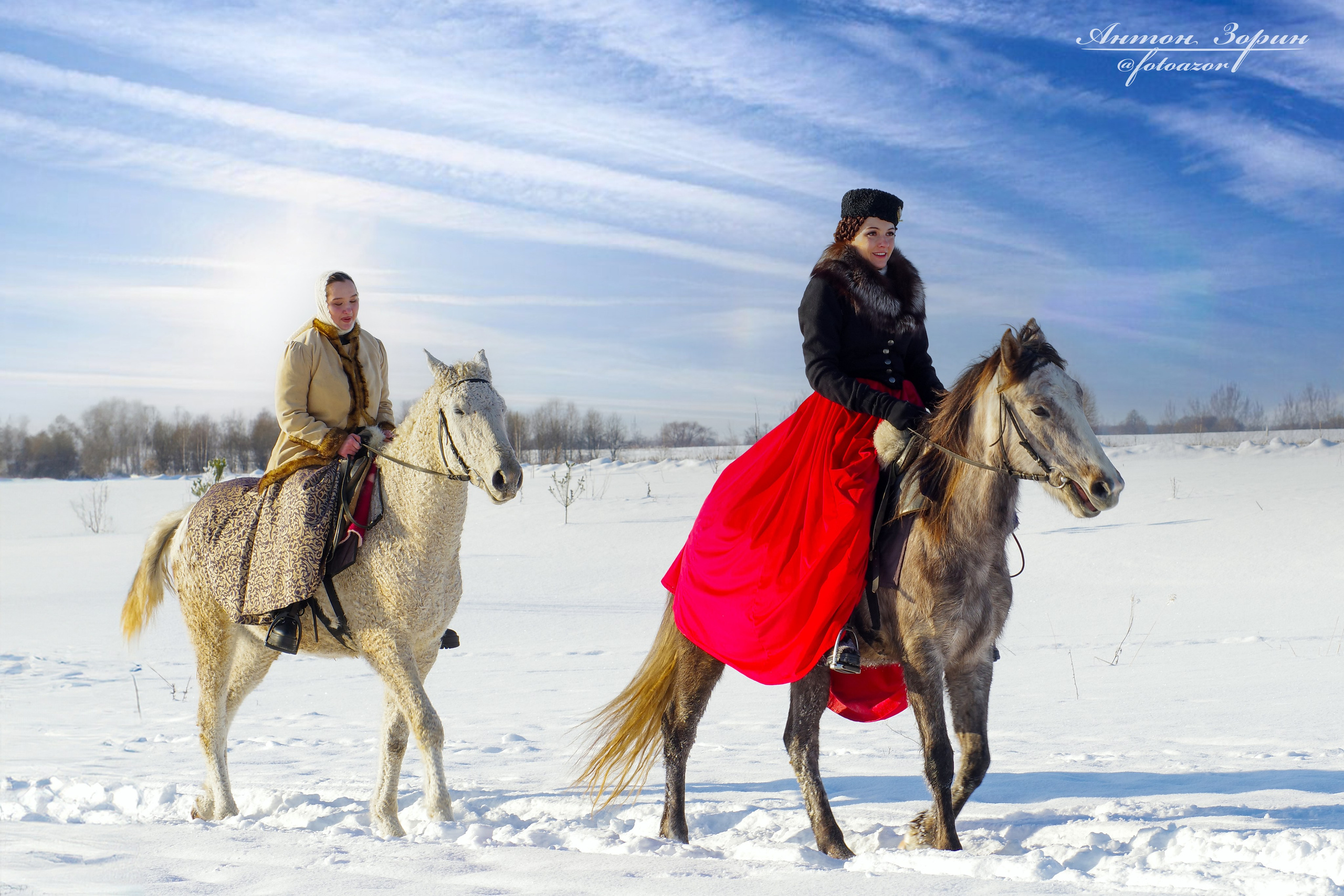 Конная охота. Семейный и детский фотограф Антон Зорин
