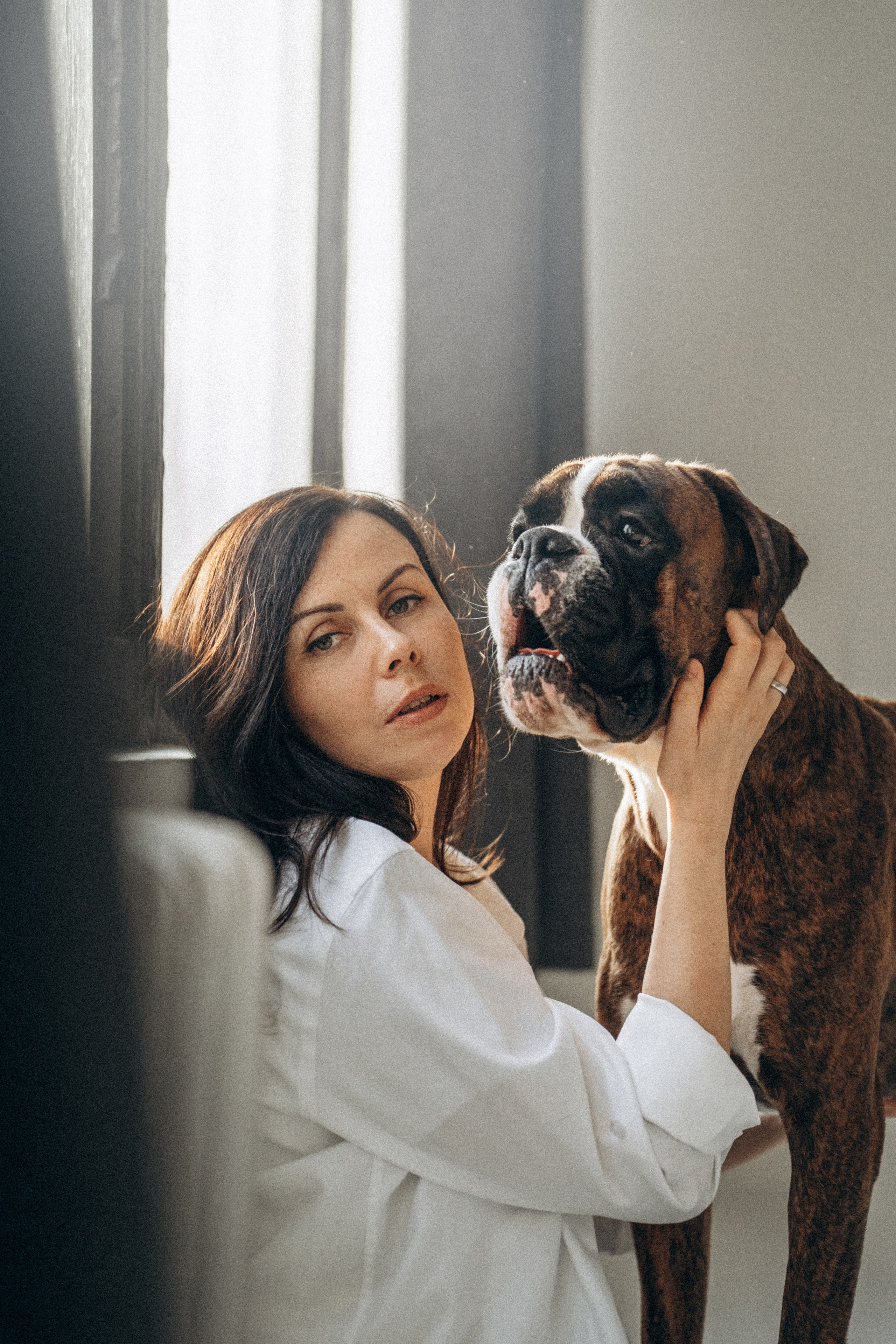 Анна, Максим и Марсель. Фотограф анималист в Москве и Санкт-Петербурге Свиридова Анна