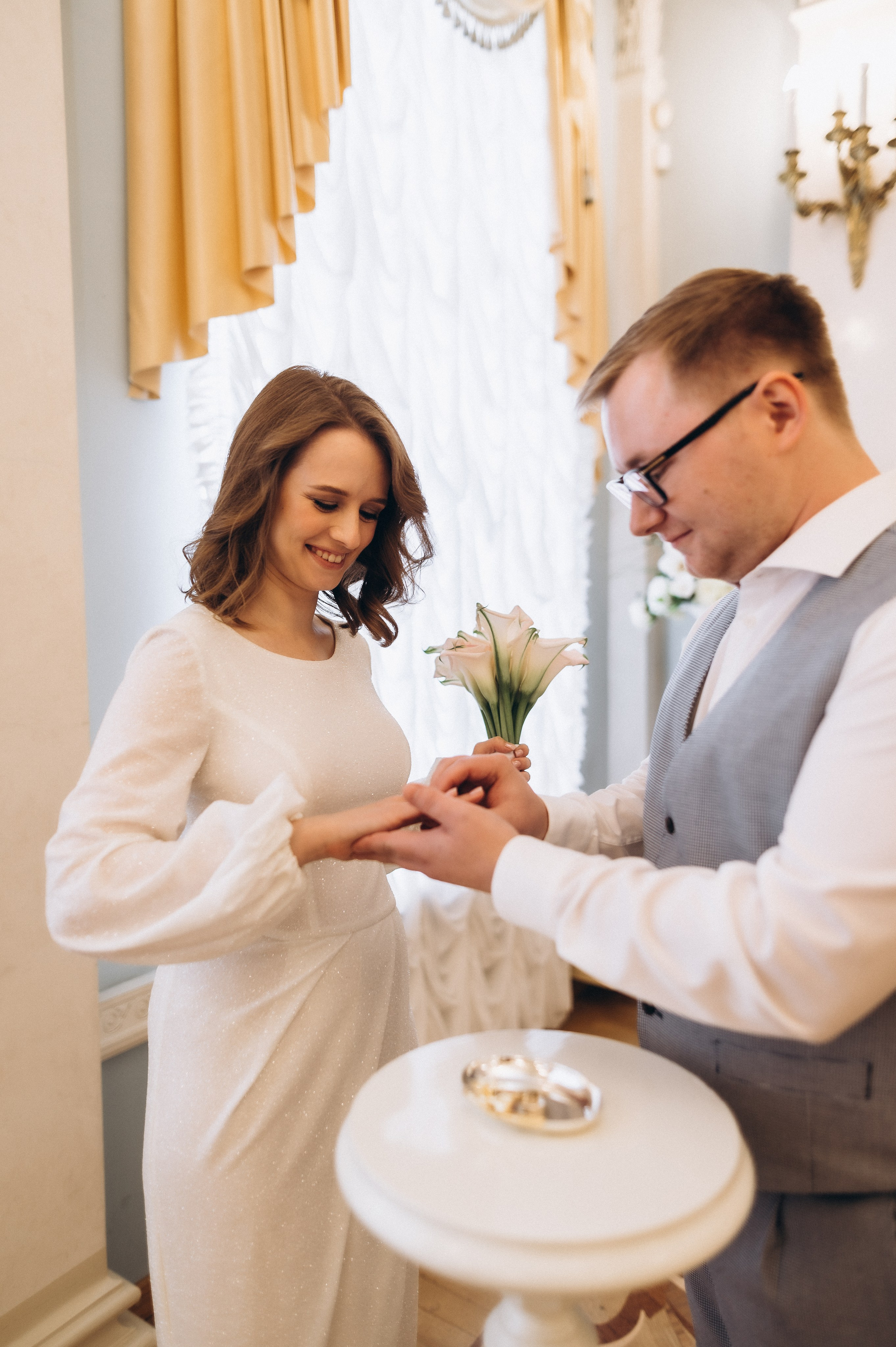 Загс+Оранжерея (камерная свадьба). Фотограф ПИТЕР СПБ Надежда Баранова