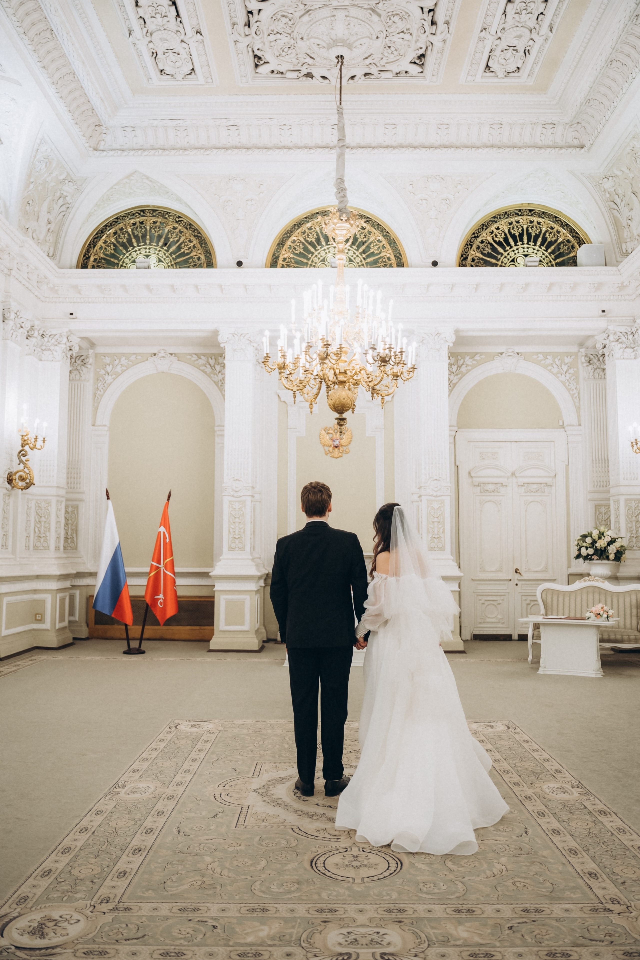 Любовь в 1-м Дворце Бракосочетания. Фотограф в Санкт-Петербурге — Лучина Екатерина