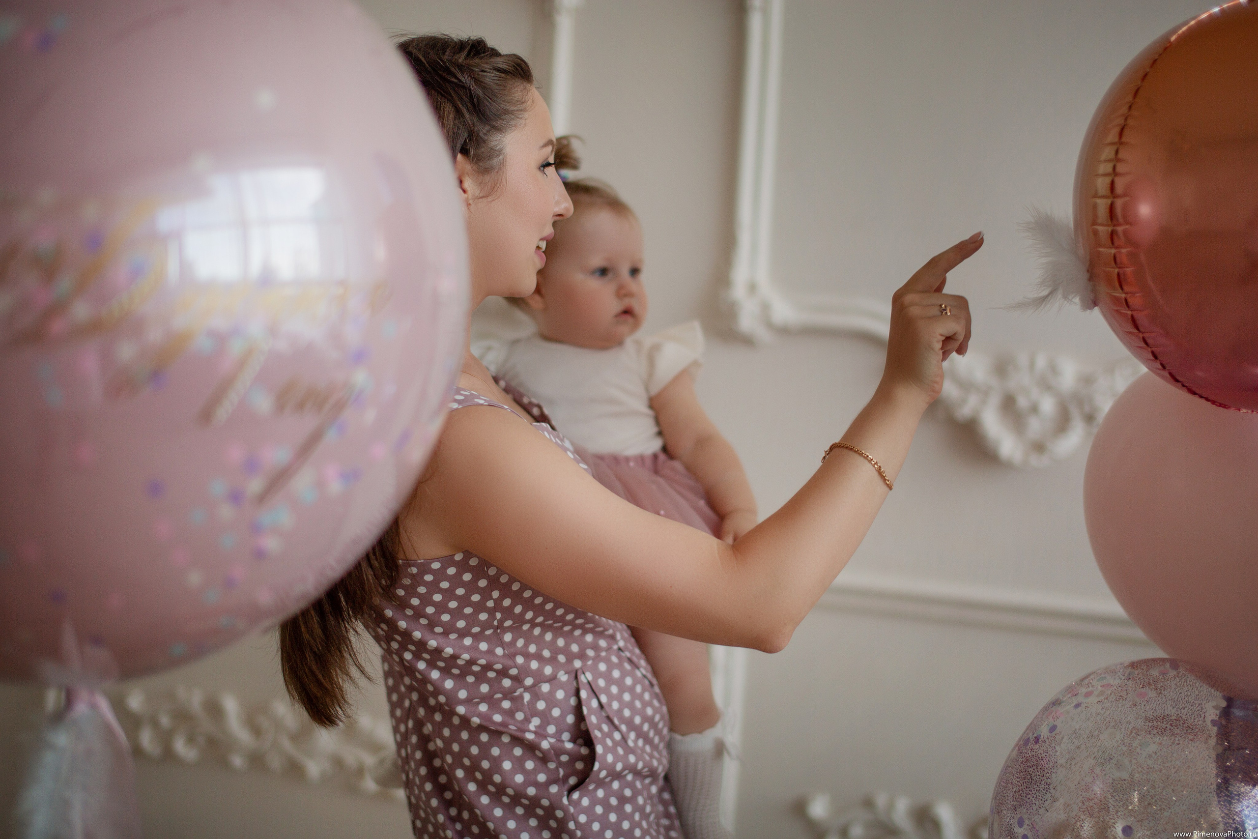 День Рождения Ксении, 1 год. Семейный и детский фотограф в Петрозаводске