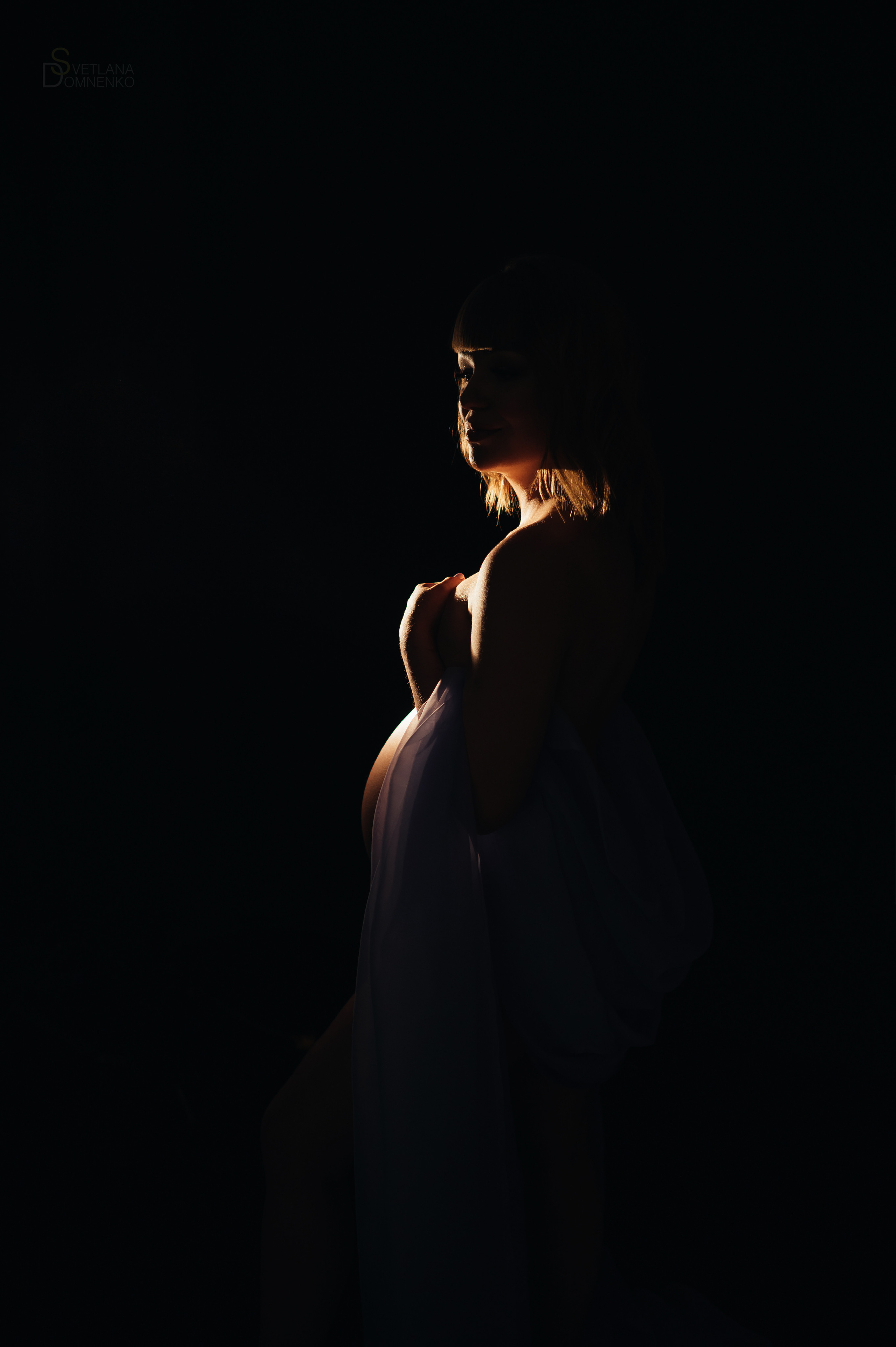 Фотосессия беременности studio. Фотограф Тольятти, Самара Домненко Светлана