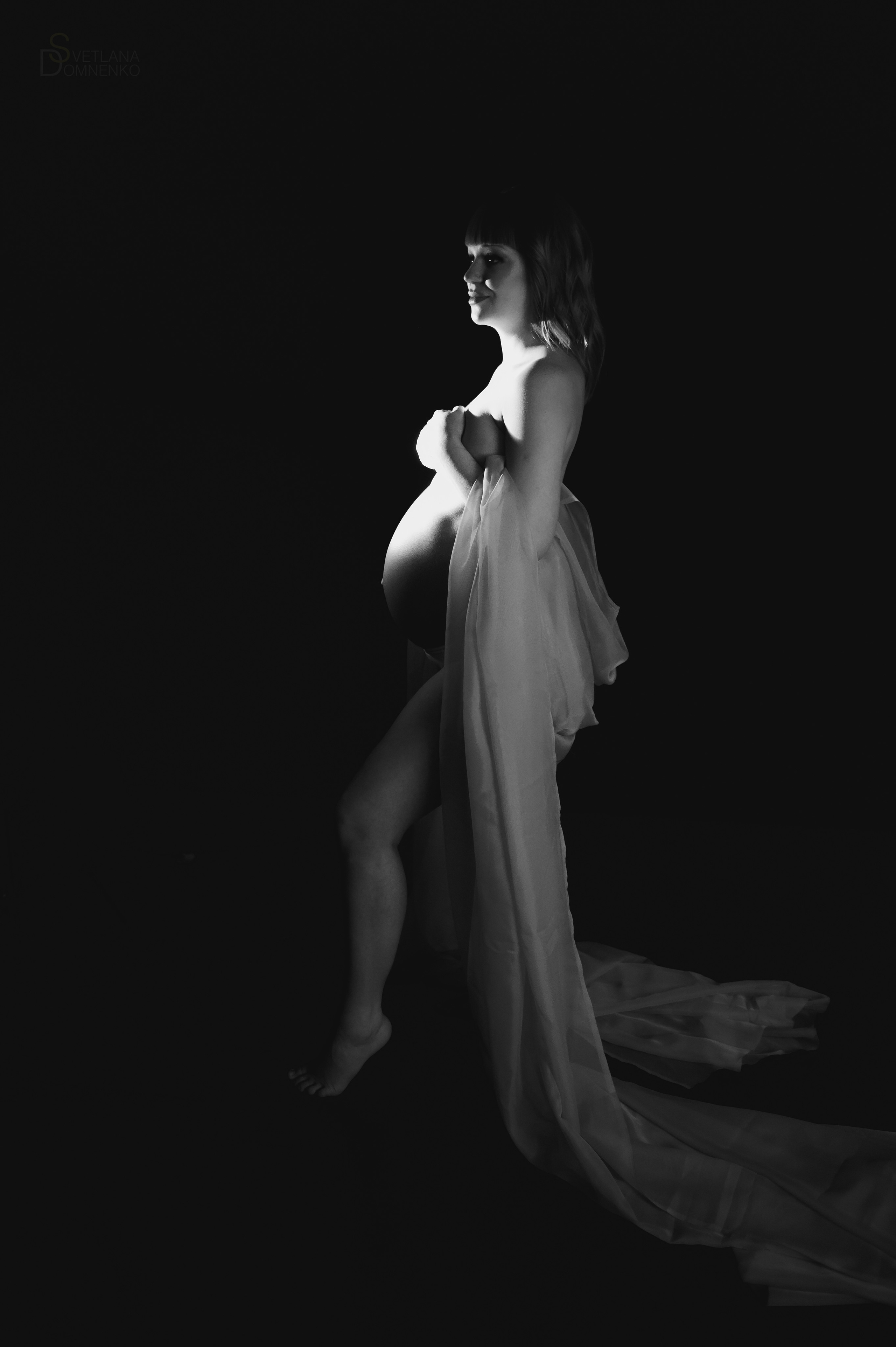 Фотосессия беременности studio. Фотограф Тольятти, Самара Домненко Светлана