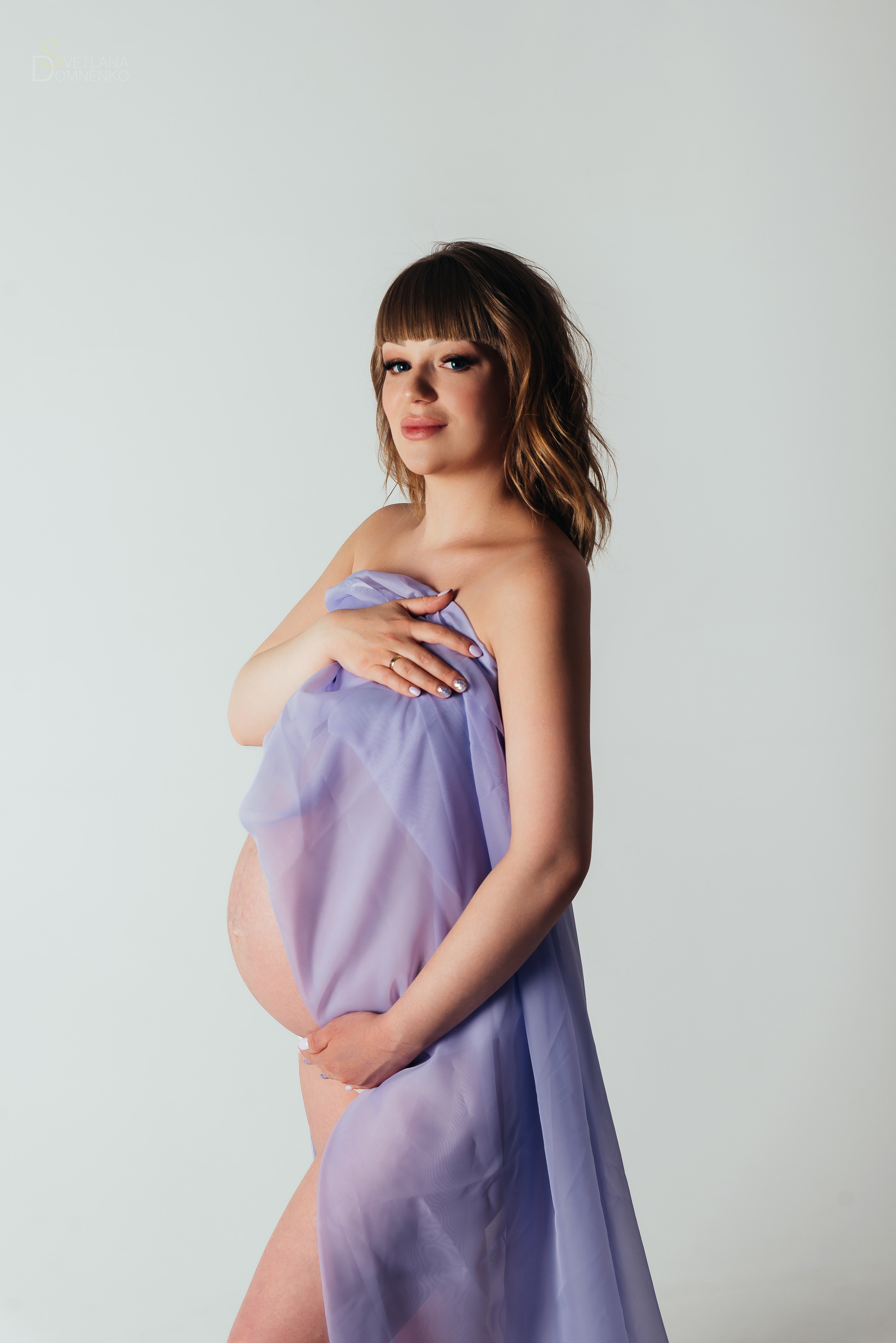 Фотосессия беременности studio. Фотограф Тольятти, Самара Домненко Светлана