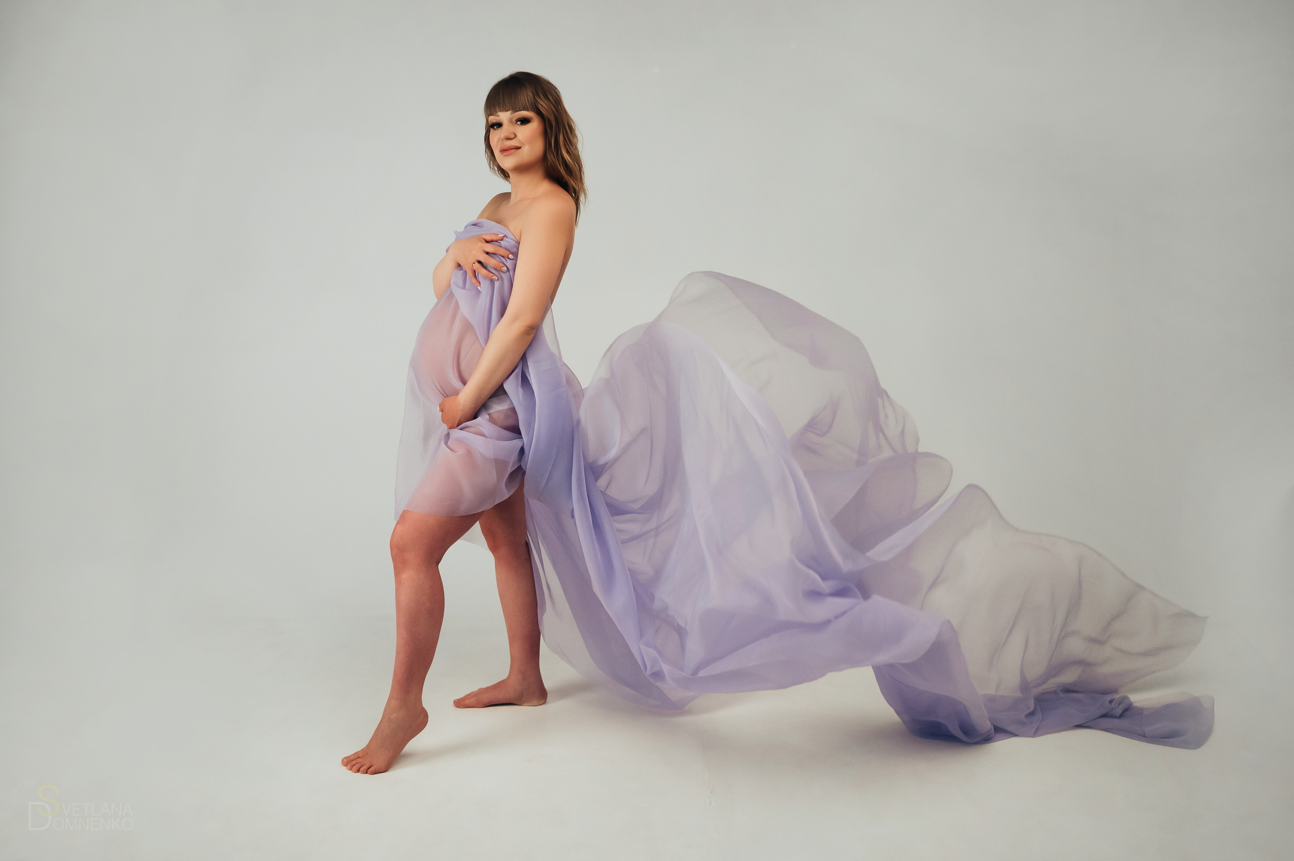 Фотосессия беременности studio. Фотограф Тольятти, Самара Домненко Светлана