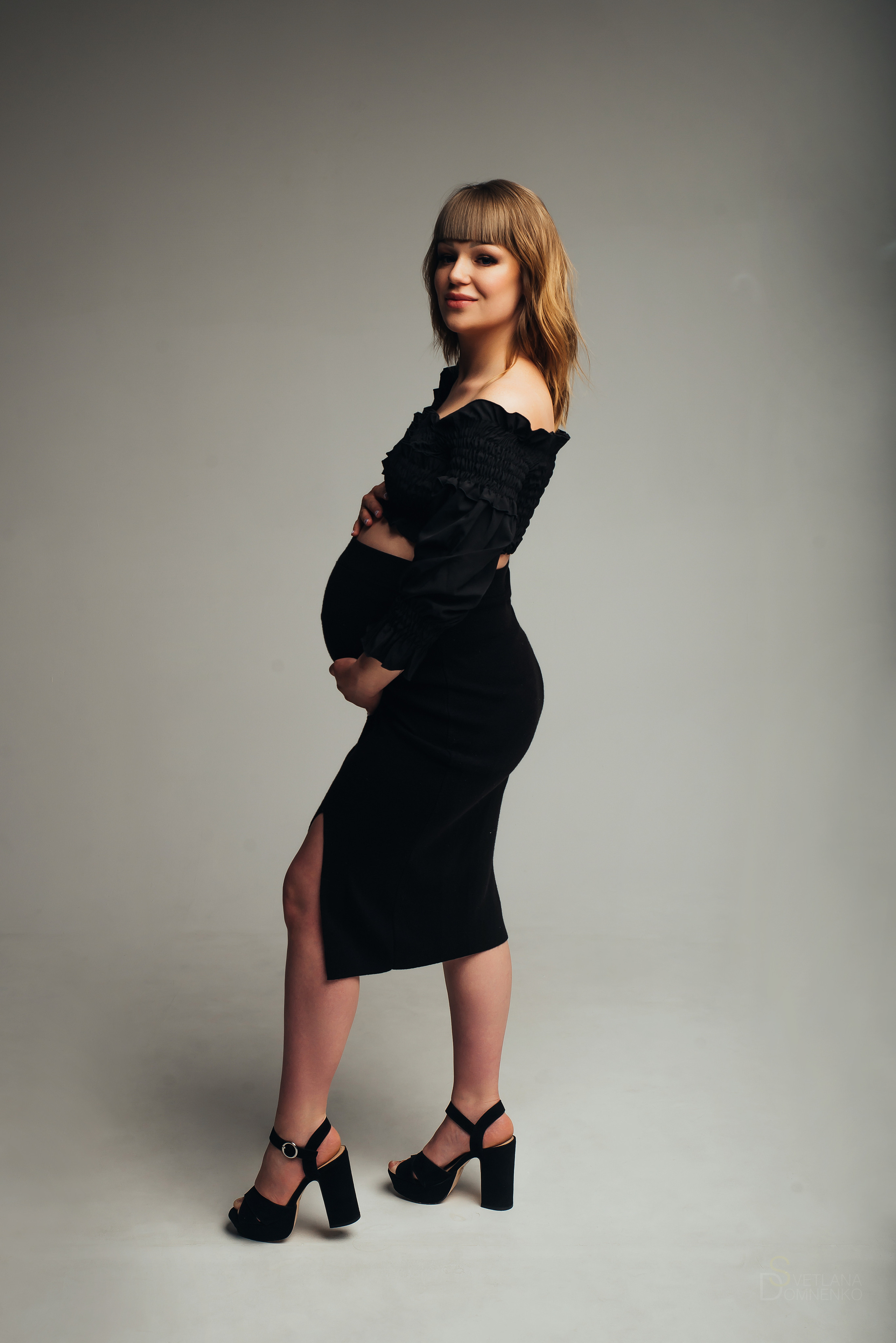 Фотосессия беременности studio. Фотограф Тольятти, Самара Домненко Светлана