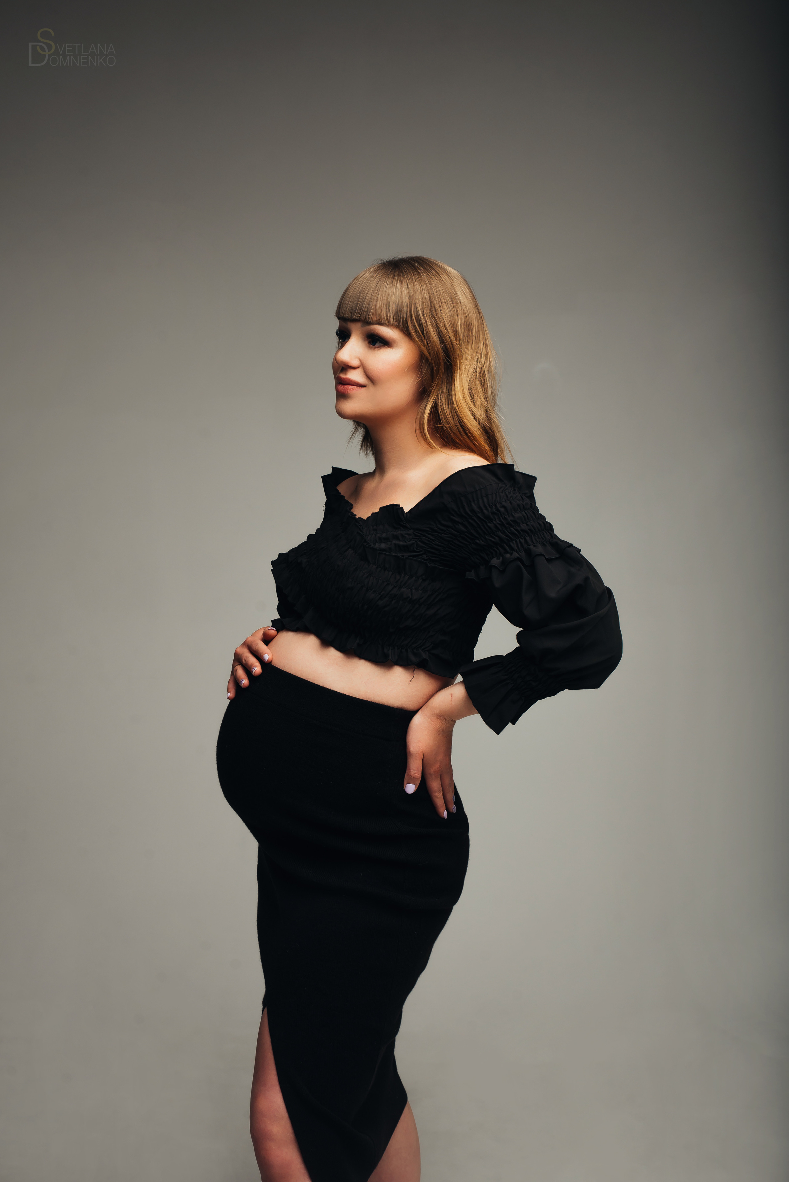 Фотосессия беременности studio. Фотограф Тольятти, Самара Домненко Светлана
