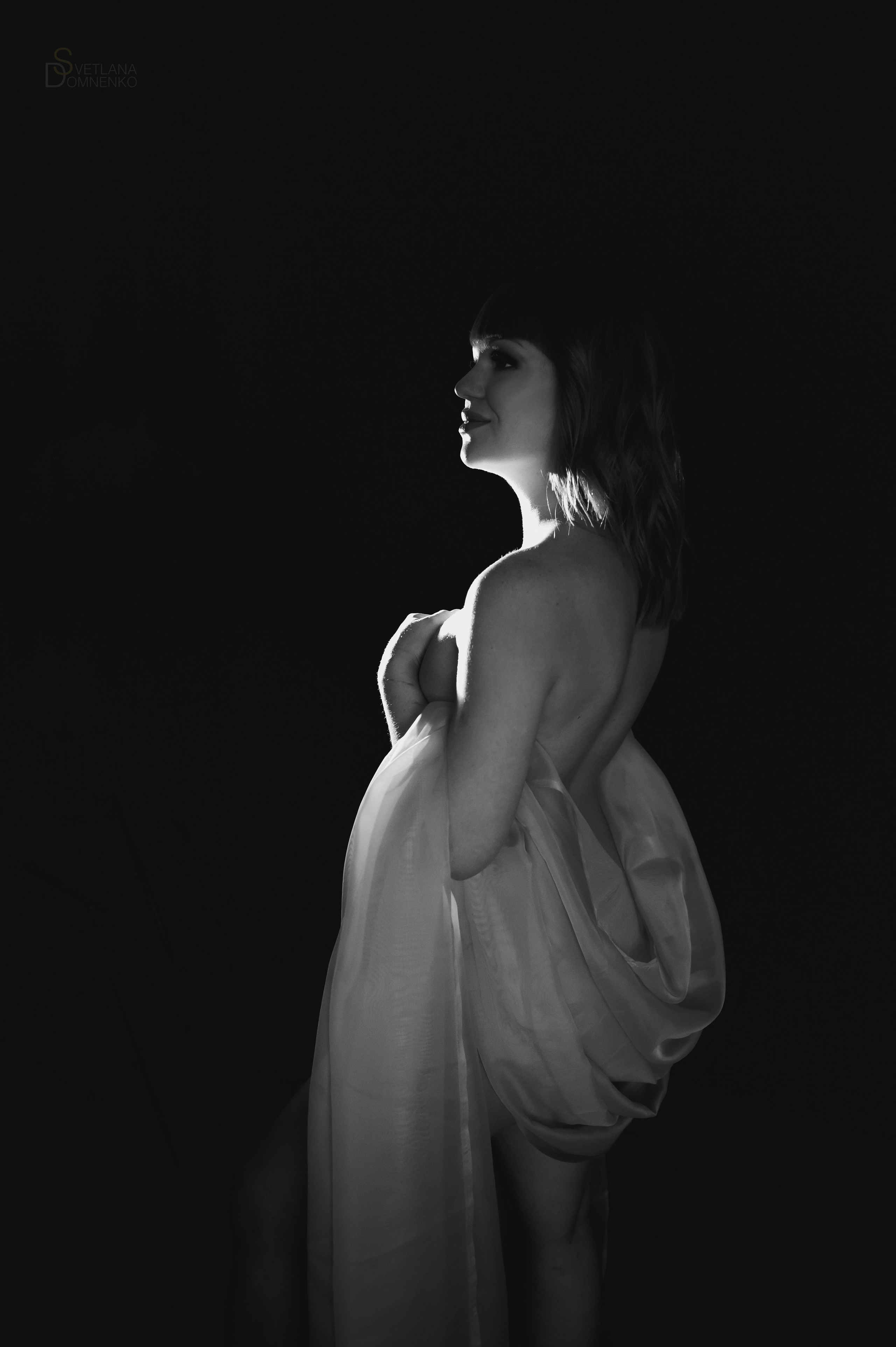 Фотосессия беременности studio. Фотограф Тольятти, Самара Домненко Светлана