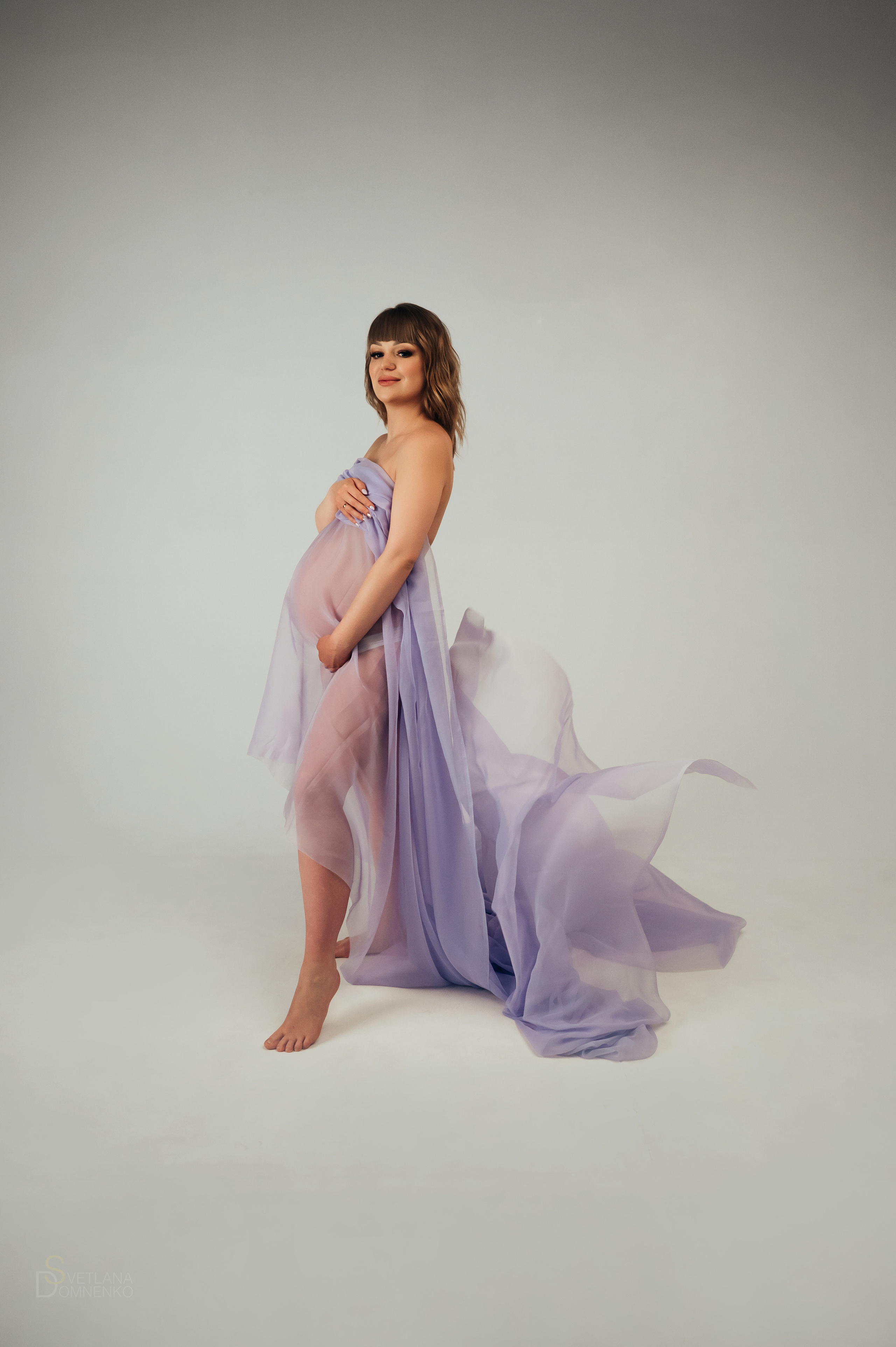 Фотосессия беременности studio. Фотограф Тольятти, Самара Домненко Светлана