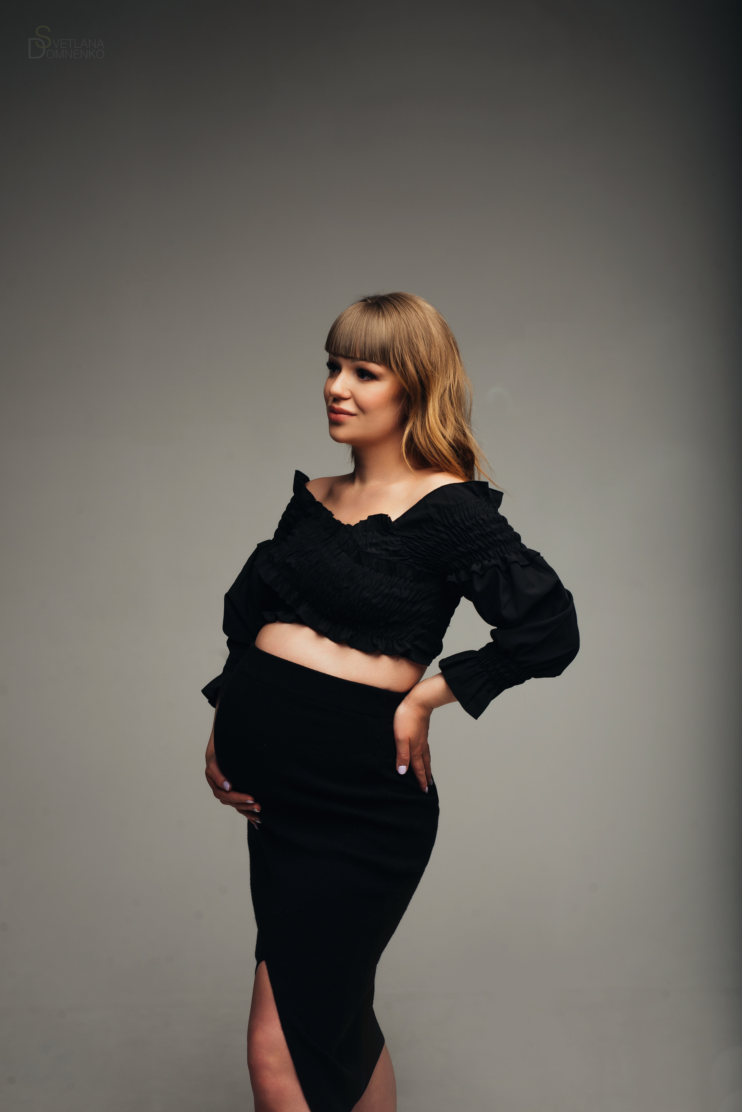 Фотосессия беременности studio. Фотограф Тольятти, Самара Домненко Светлана