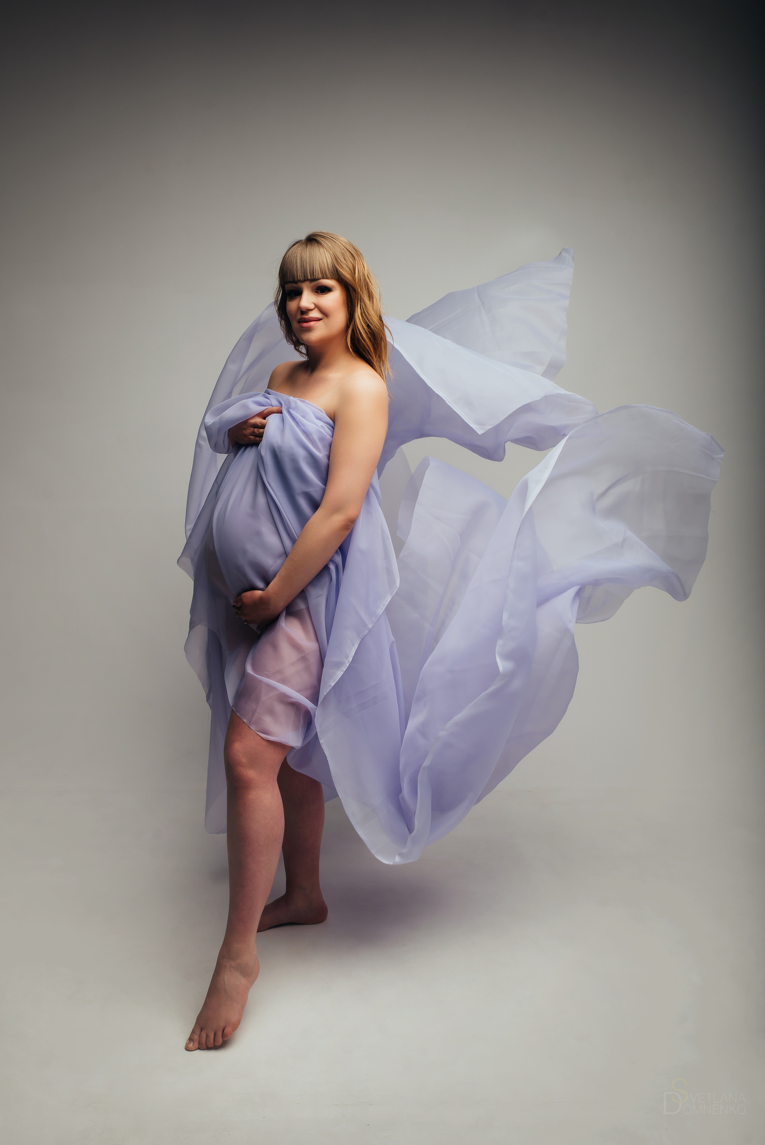 Фотосессия беременности studio. Фотограф Тольятти, Самара Домненко Светлана