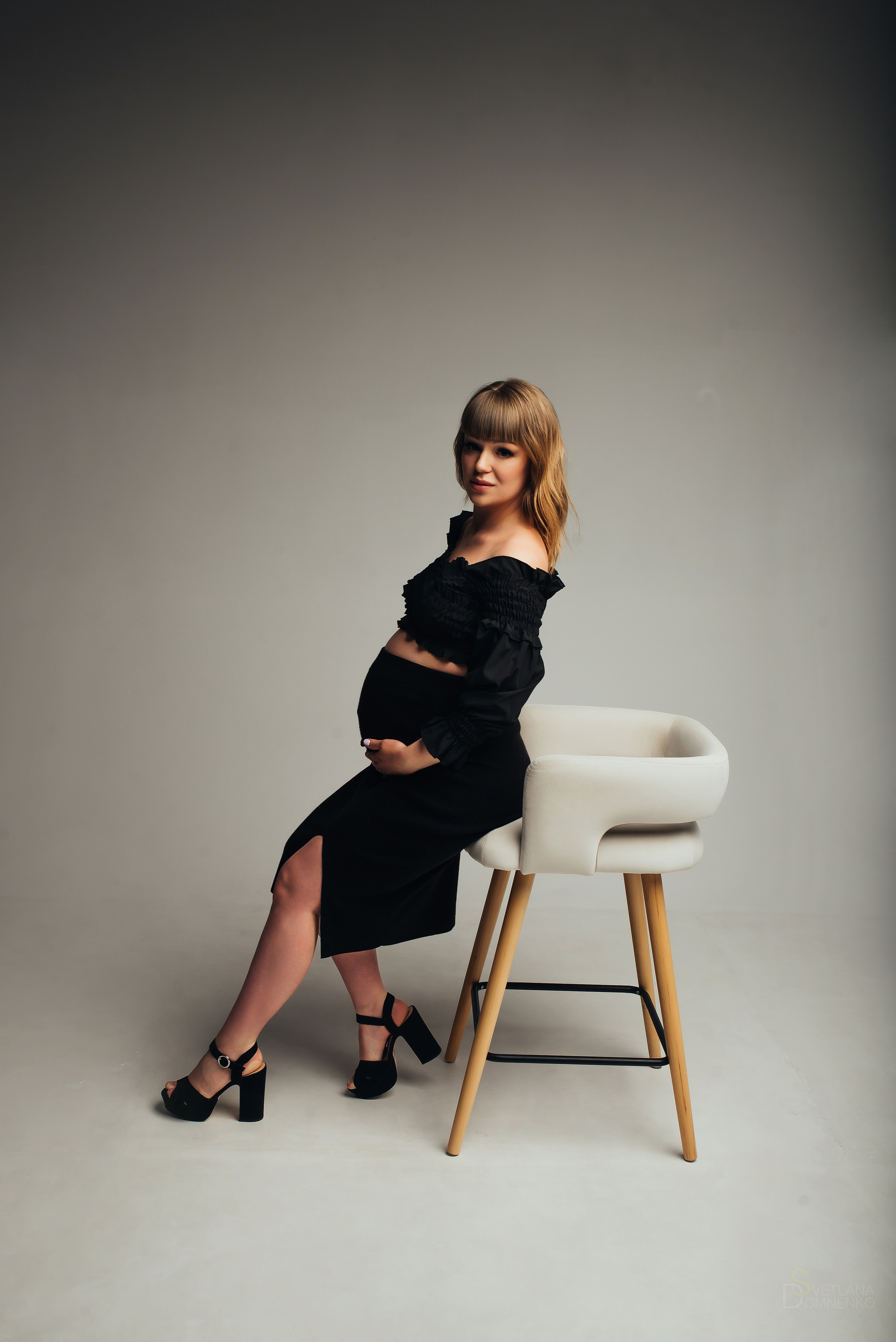 Фотосессия беременности studio. Фотограф Тольятти, Самара Домненко Светлана