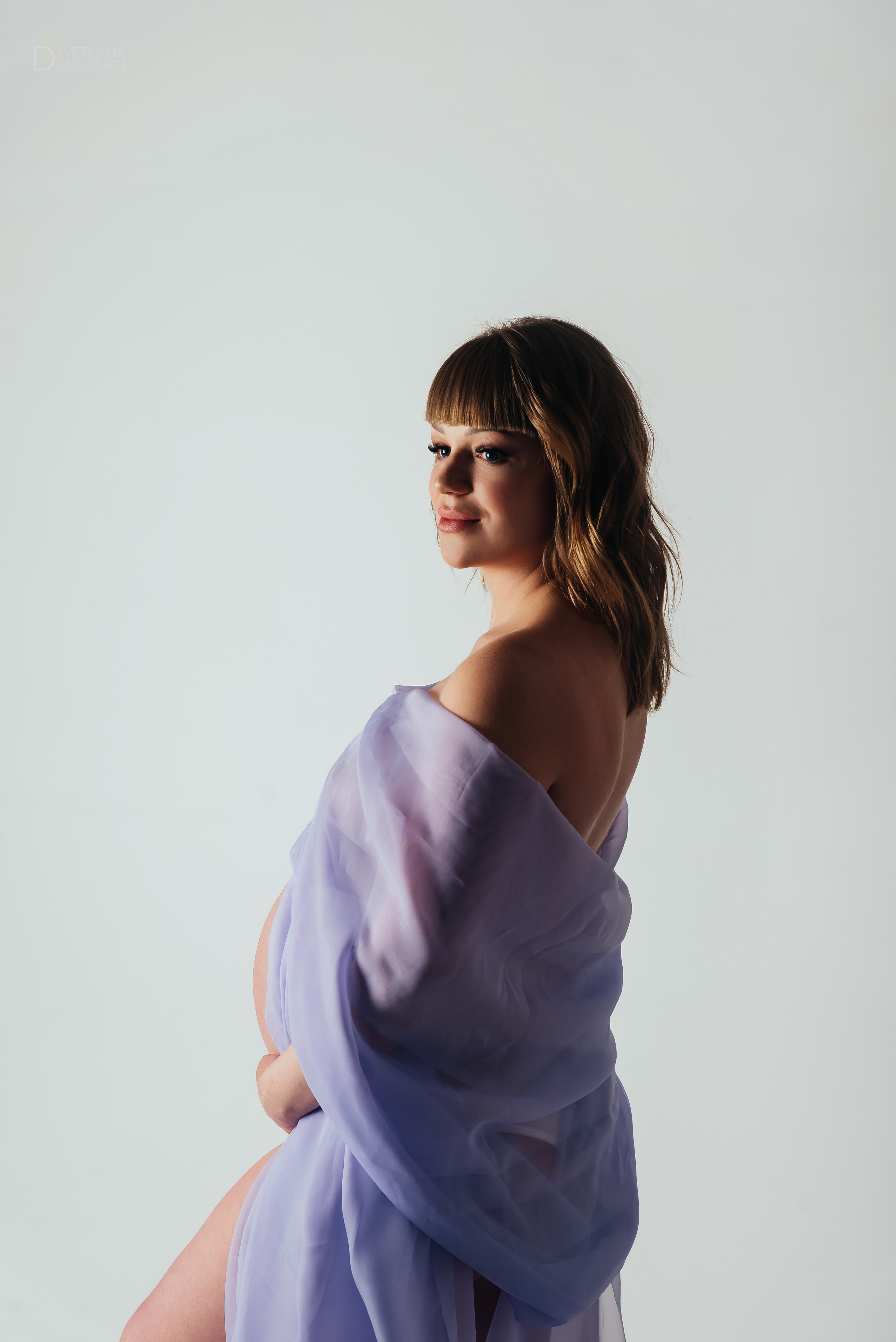 Фотосессия беременности studio. Фотограф Тольятти, Самара Домненко Светлана