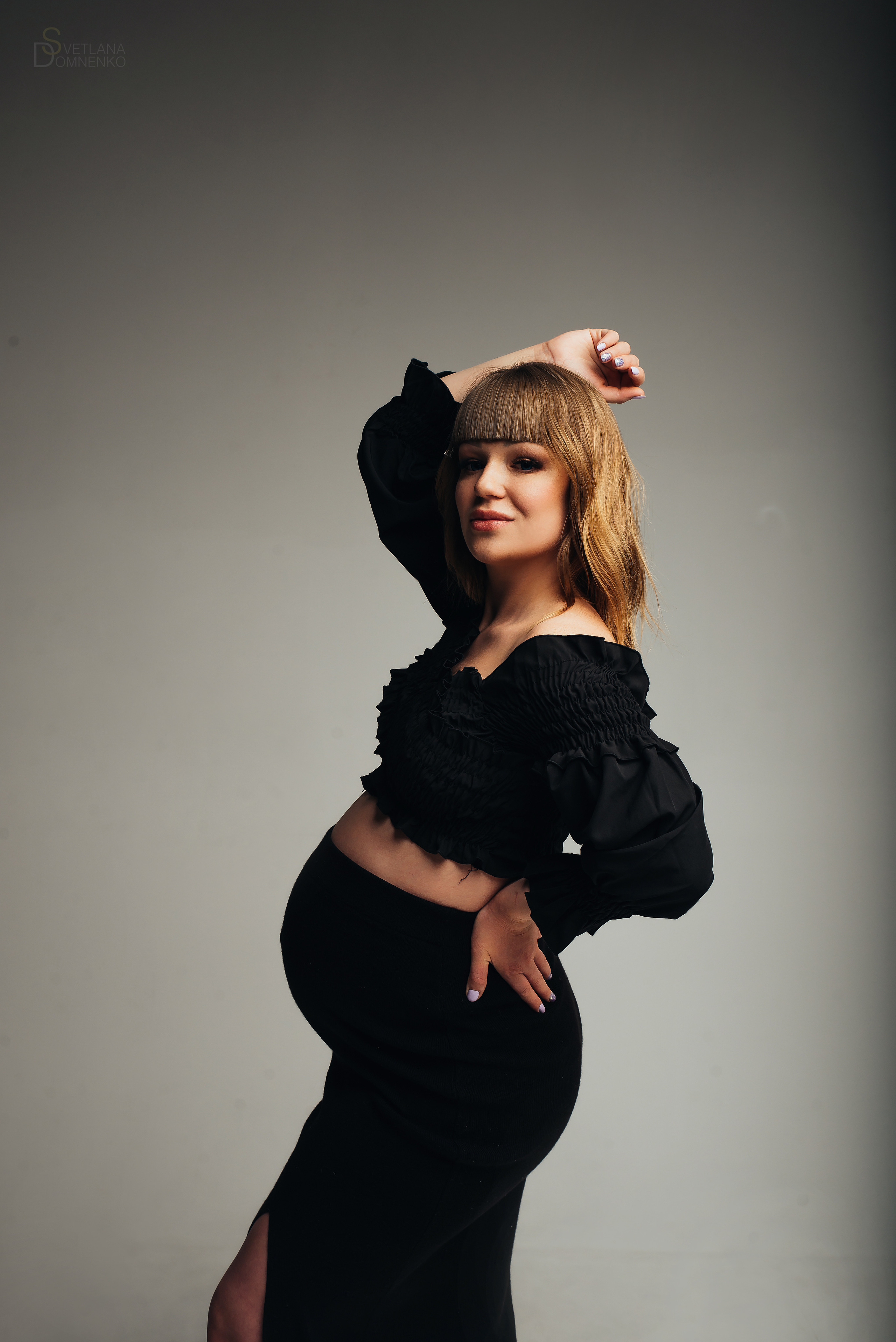 Фотосессия беременности studio. Фотограф Тольятти, Самара Домненко Светлана