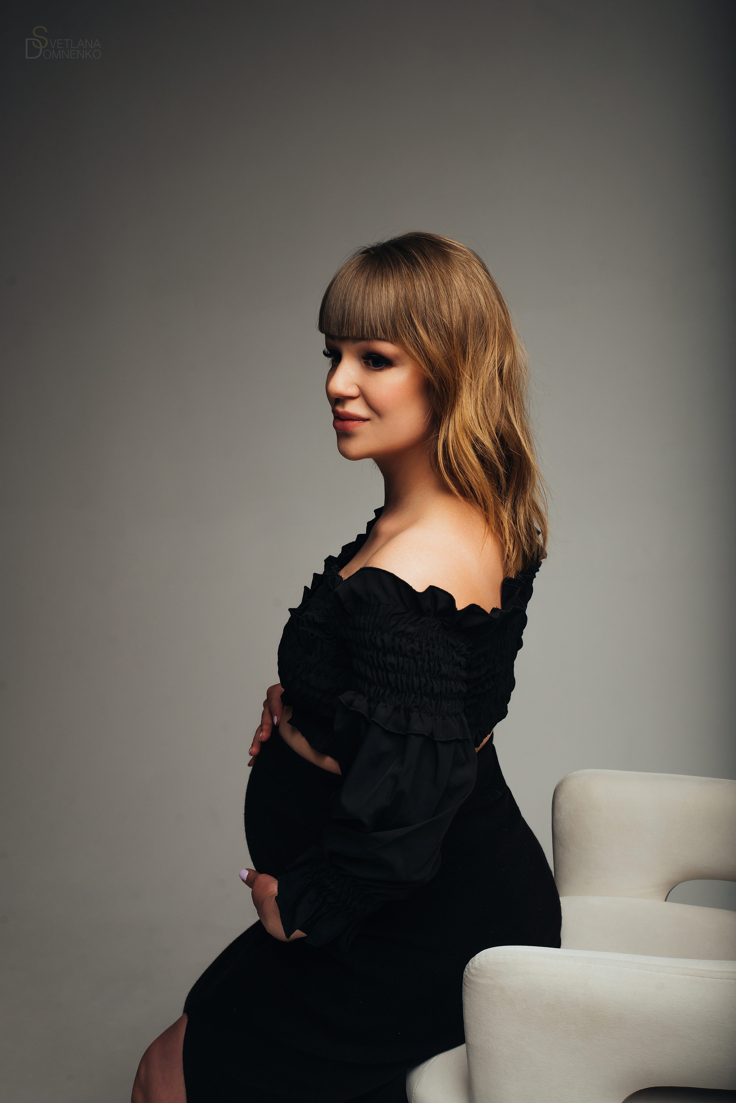 Фотосессия беременности studio. Фотограф Тольятти, Самара Домненко Светлана