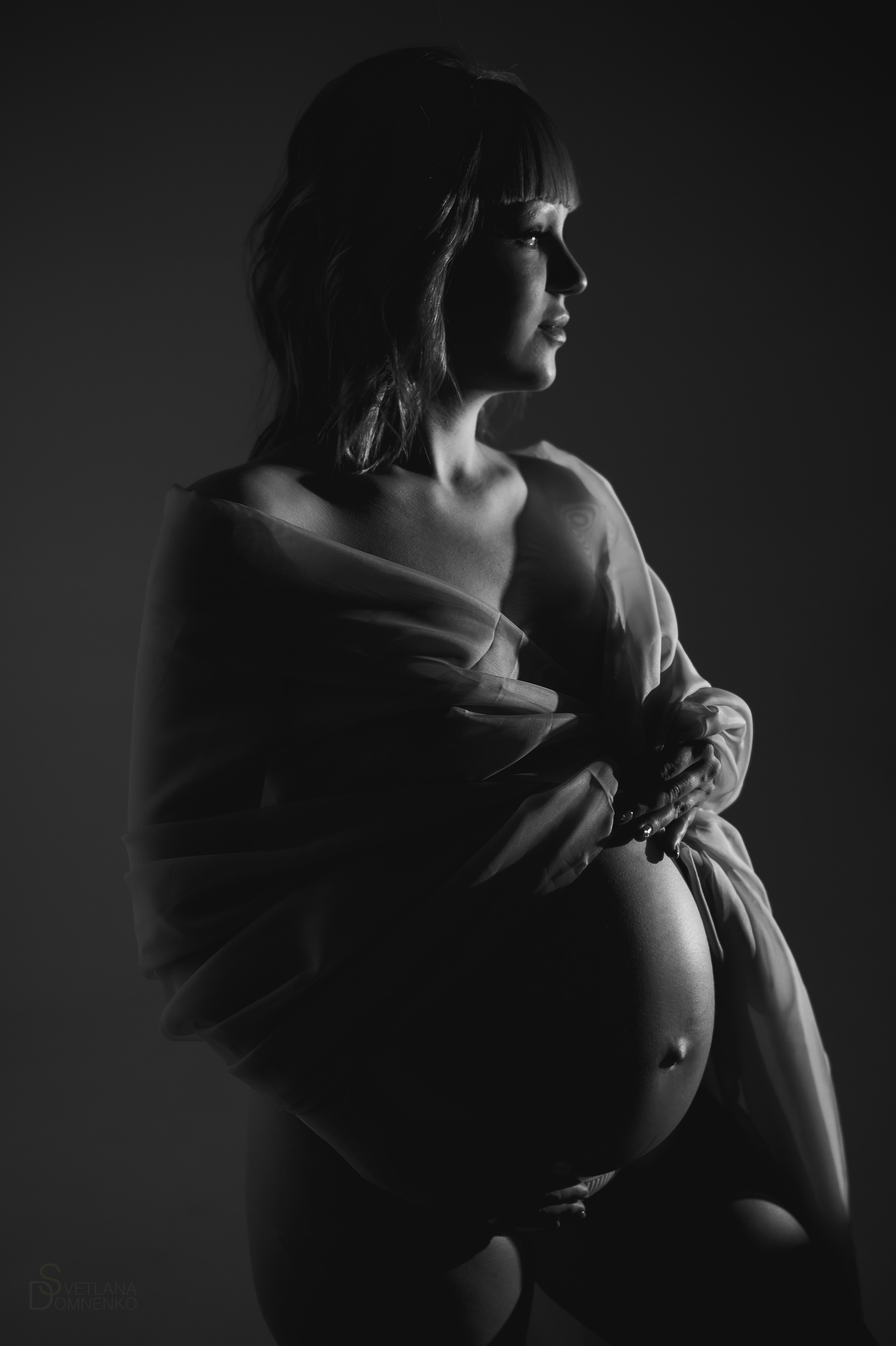 Фотосессия беременности studio. Фотограф Тольятти, Самара Домненко Светлана