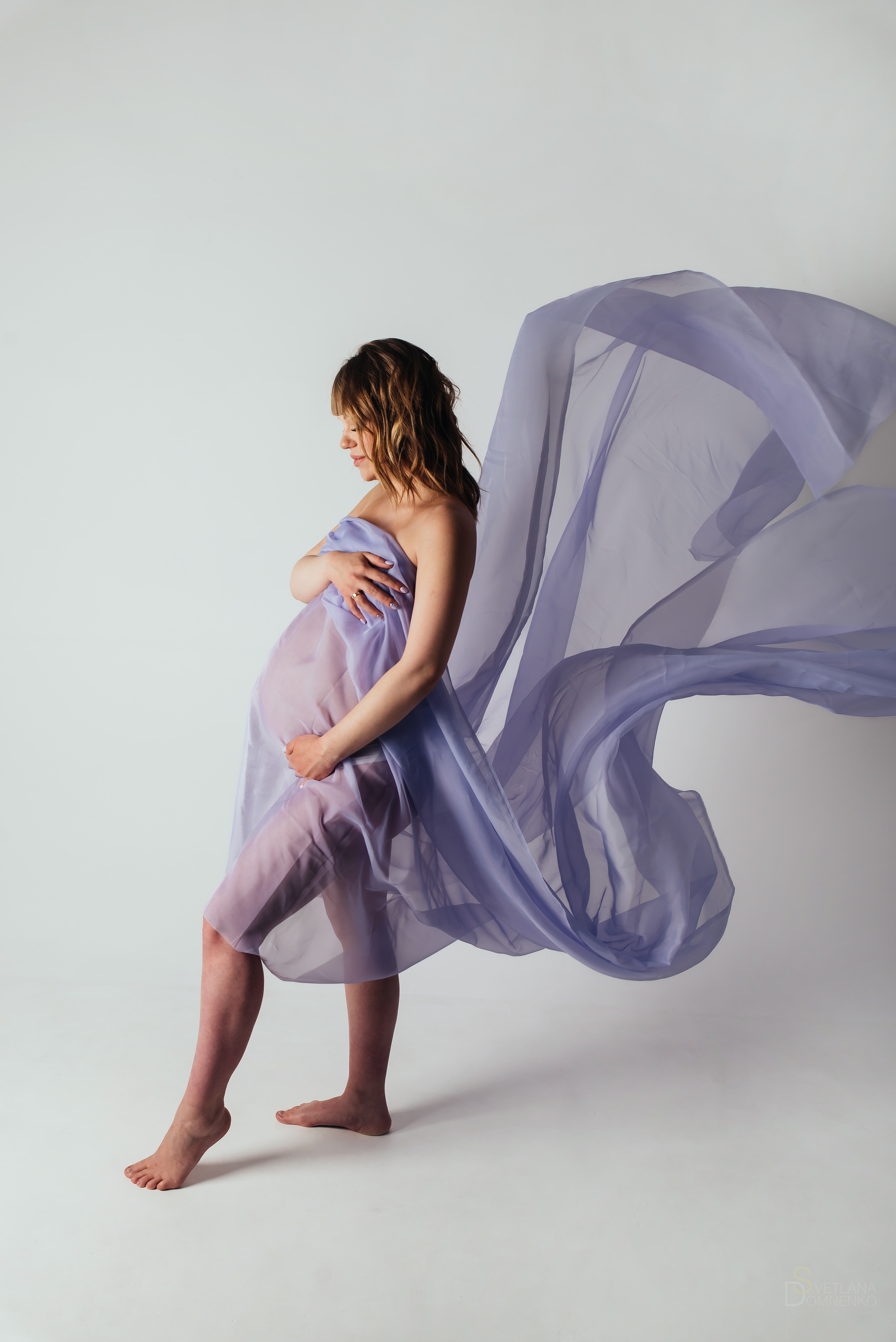 Фотосессия беременности studio. Фотограф Тольятти, Самара Домненко Светлана