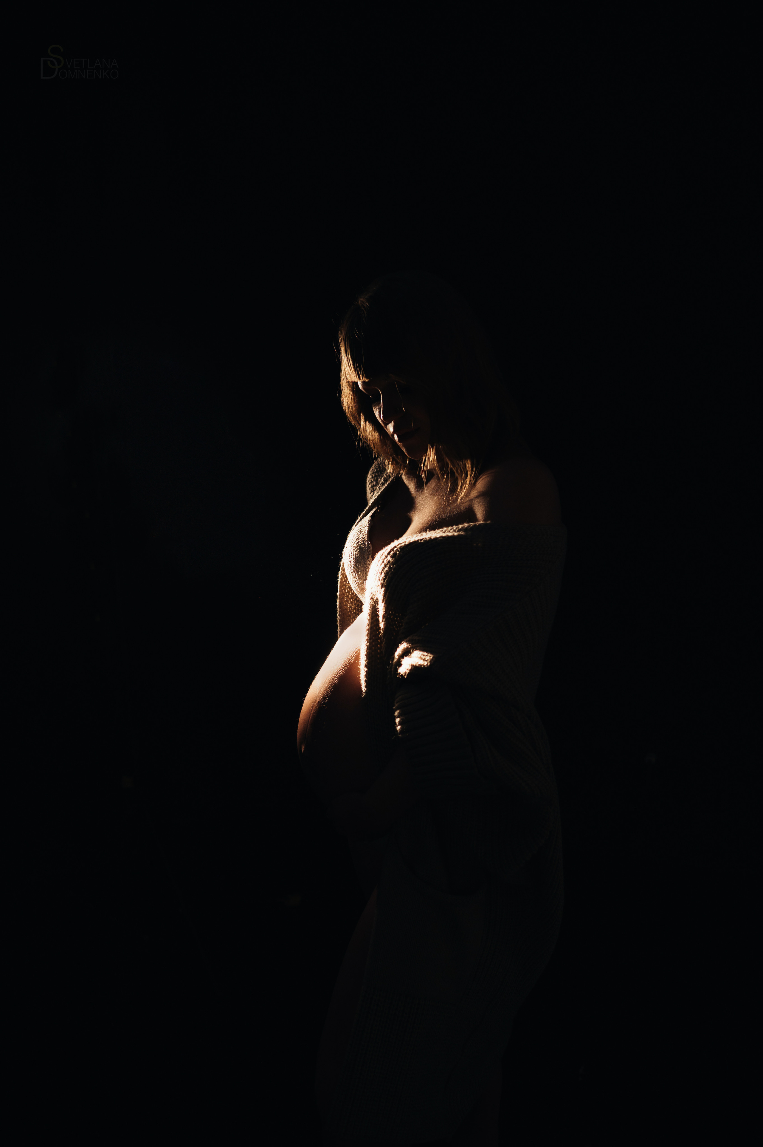 Фотосессия беременности studio. Фотограф Тольятти, Самара Домненко Светлана