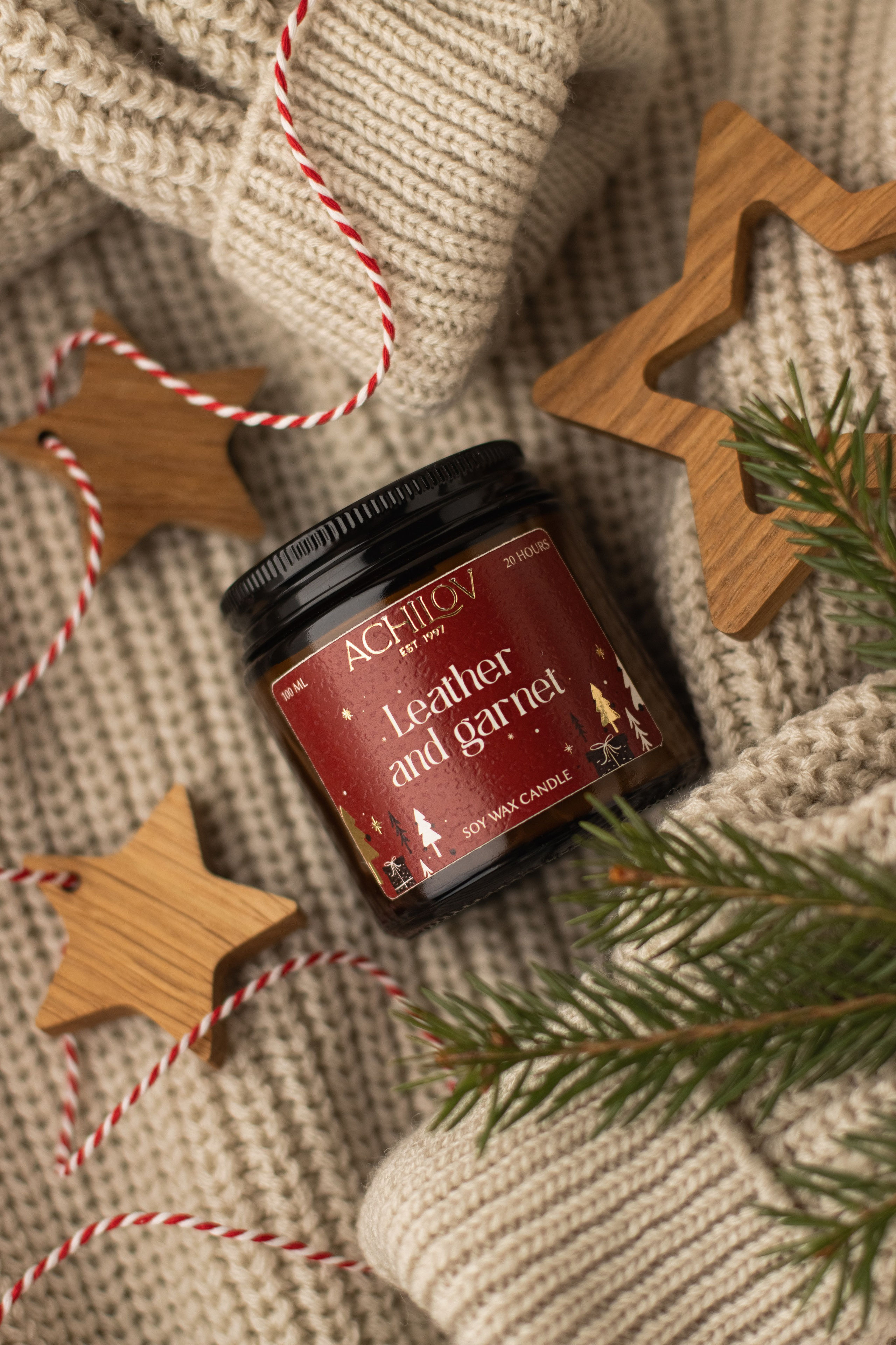 Новогодние свечи ACHILOV. Предметный фотограф в Балашихе Анастасия Михайлова