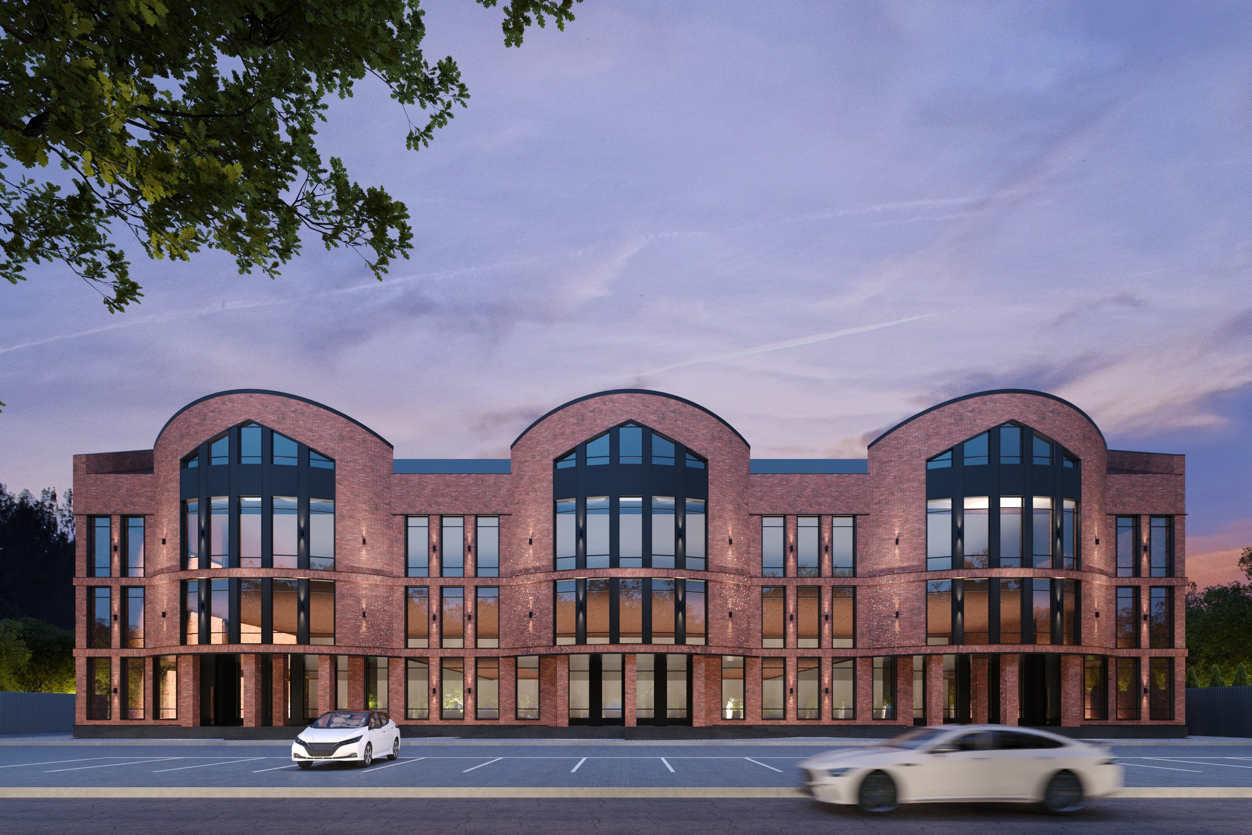 Реконструкция фасада здания по улице Подлужная Казань. Архитектор-дизайнер в Казани