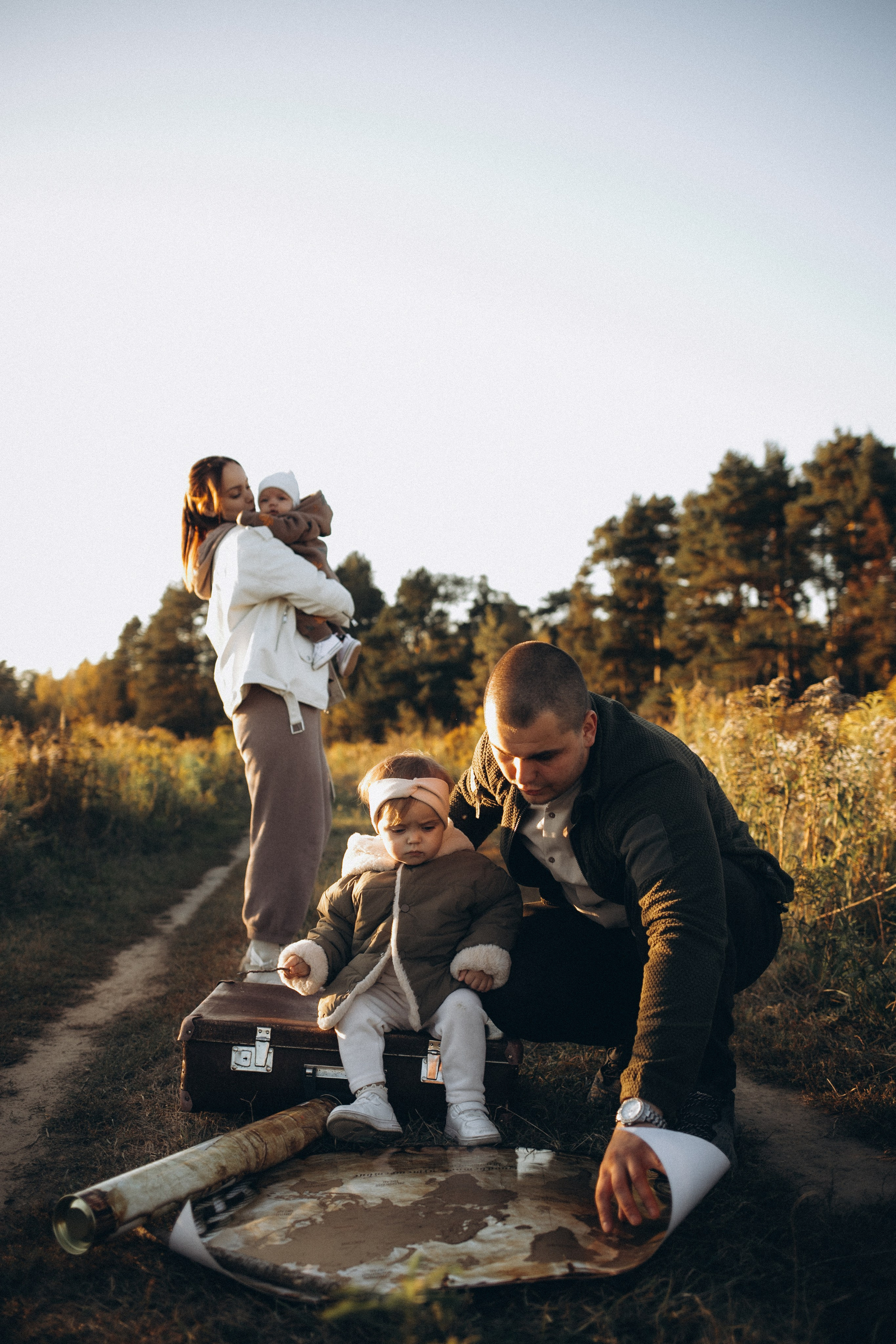 Саша, Алиса, Ева и Сереженька. Семейный и свадебный фотограф Анна Кожокарь