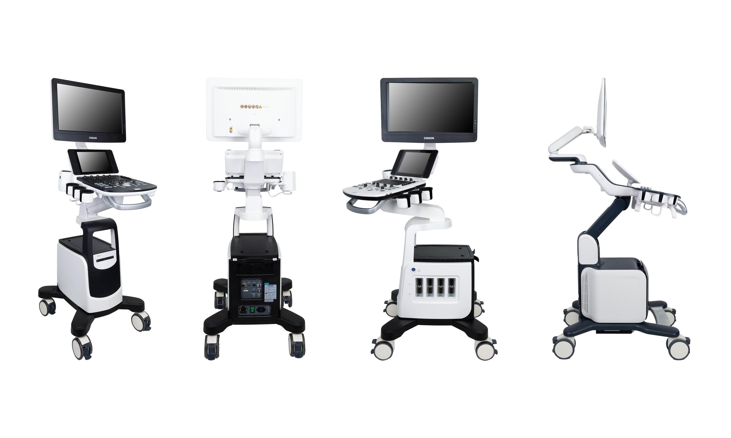 Ветеринарные аппараты узи CHISON на белом фоне
