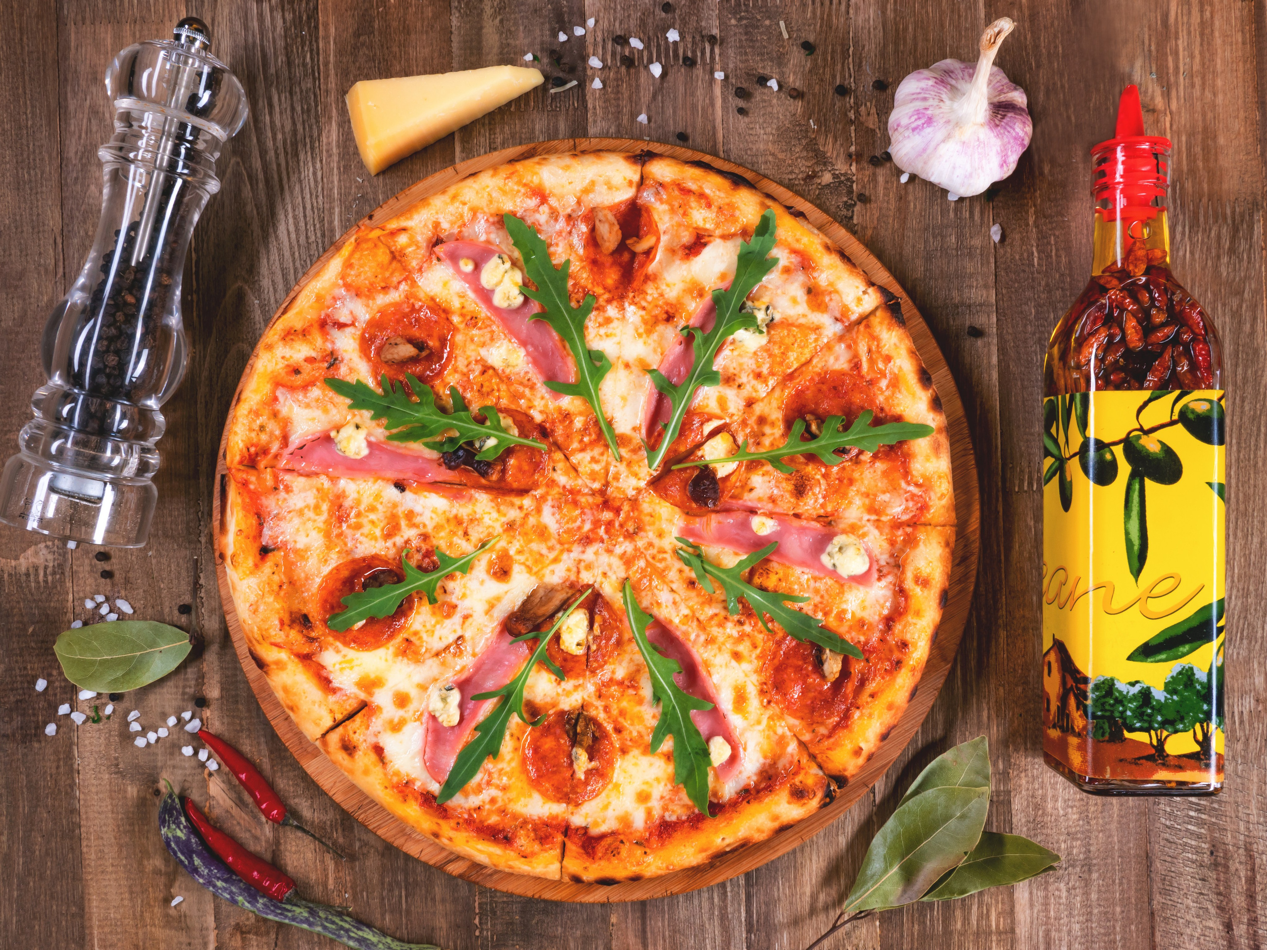 Пицца. Съёмка и обучение рекламной фотографии в Москве