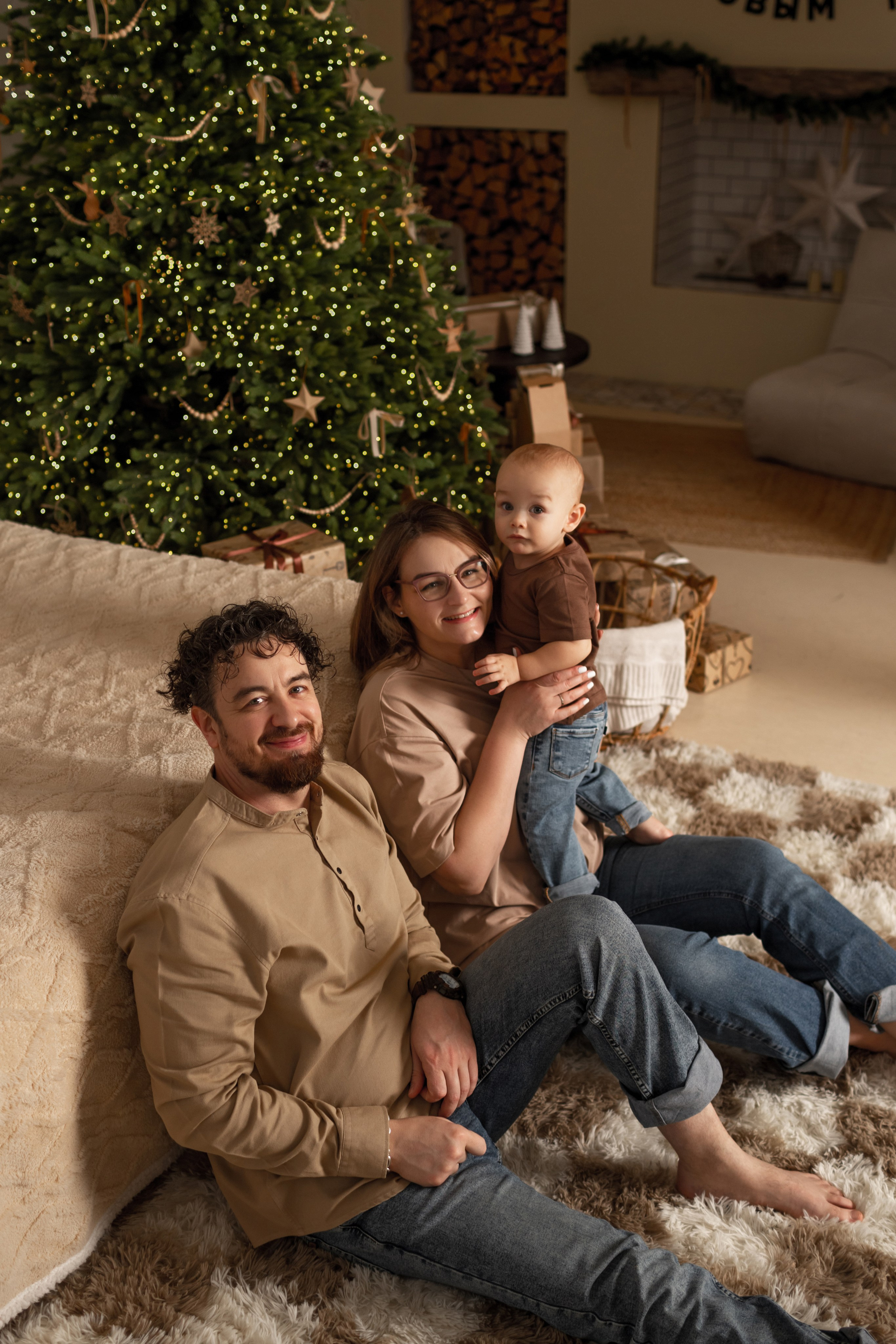 Семейная новогодняя фотосессия. Свадебный фотограф Кирилл Белый