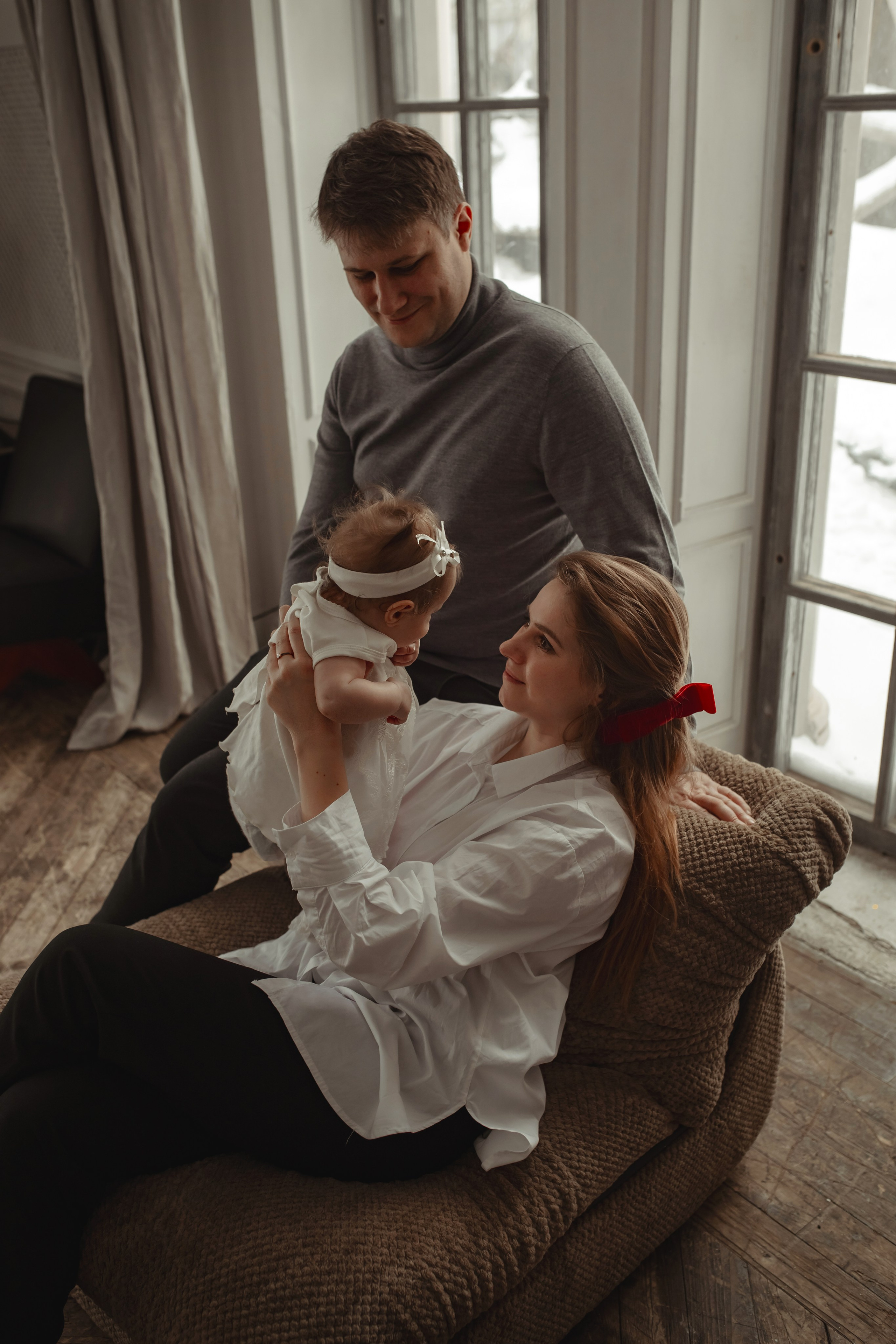 Семейная съемка в студии. Семейный и детский фотограф в Москве Дорогова Екатерина